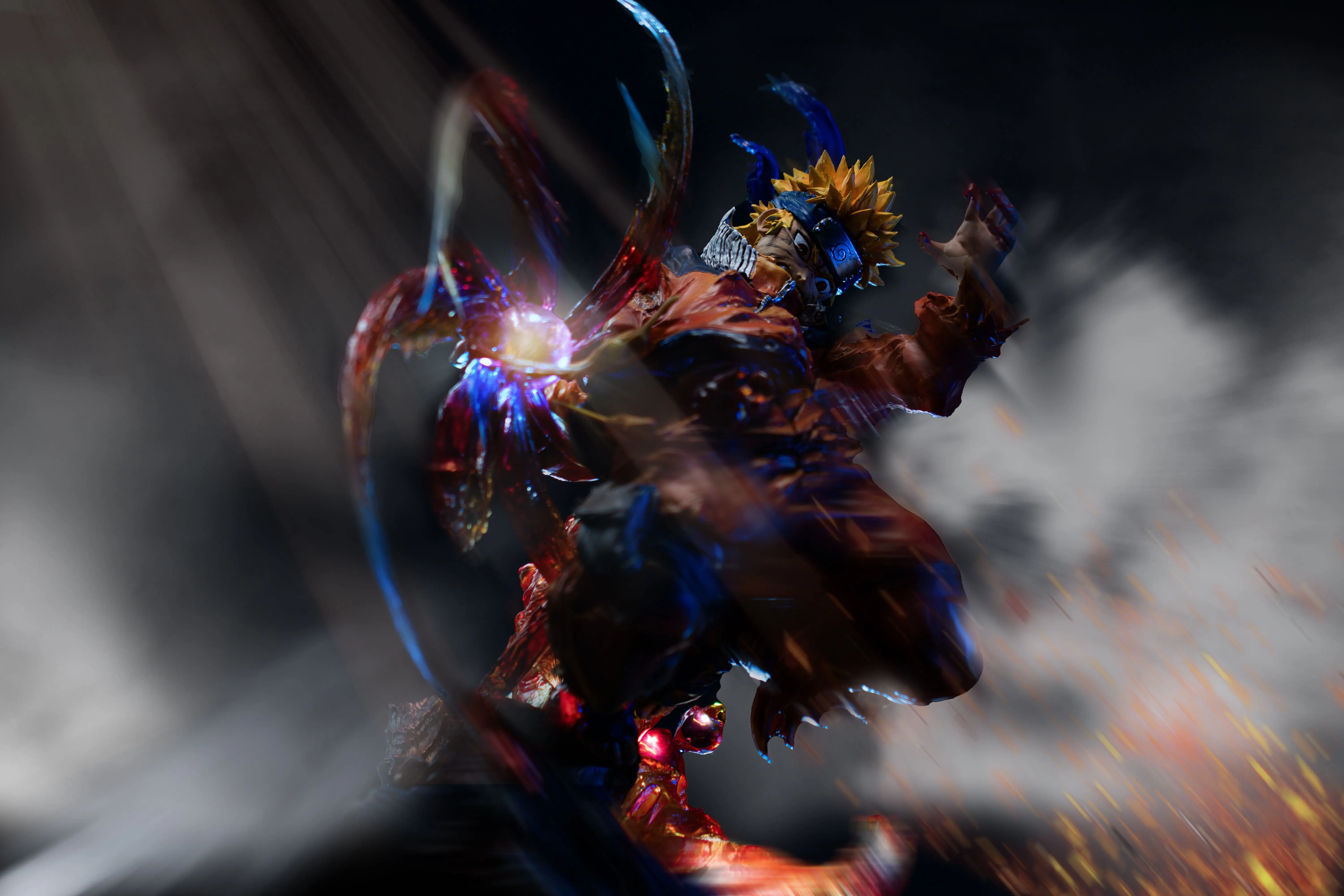 【Pre-sale】1/4 Scale Naruto with LED-Iron Curtain Studio