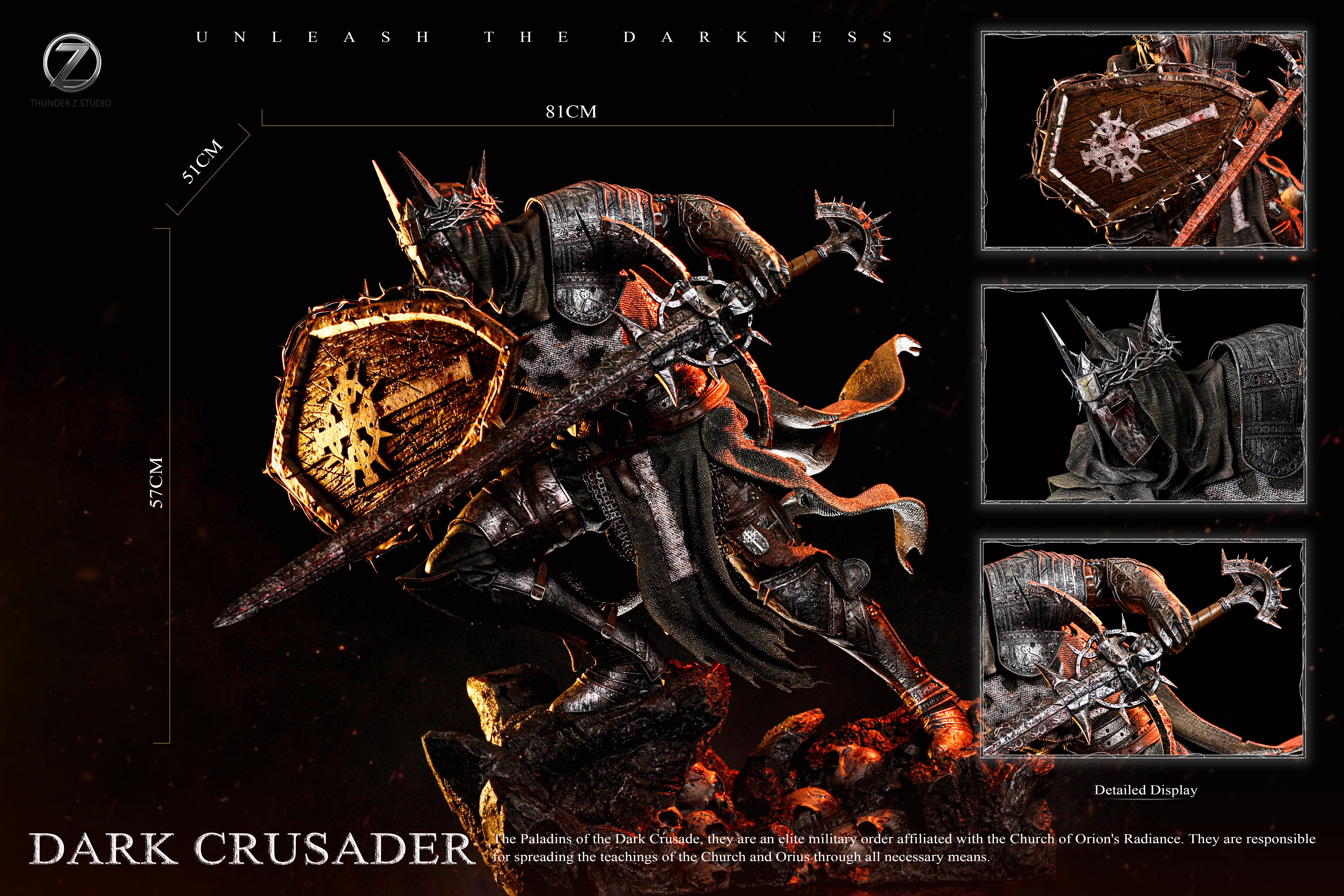 【Pre-sale】1/4 Scale Dark Crusader-ER Other Series-THUNDER Z STUDIO
