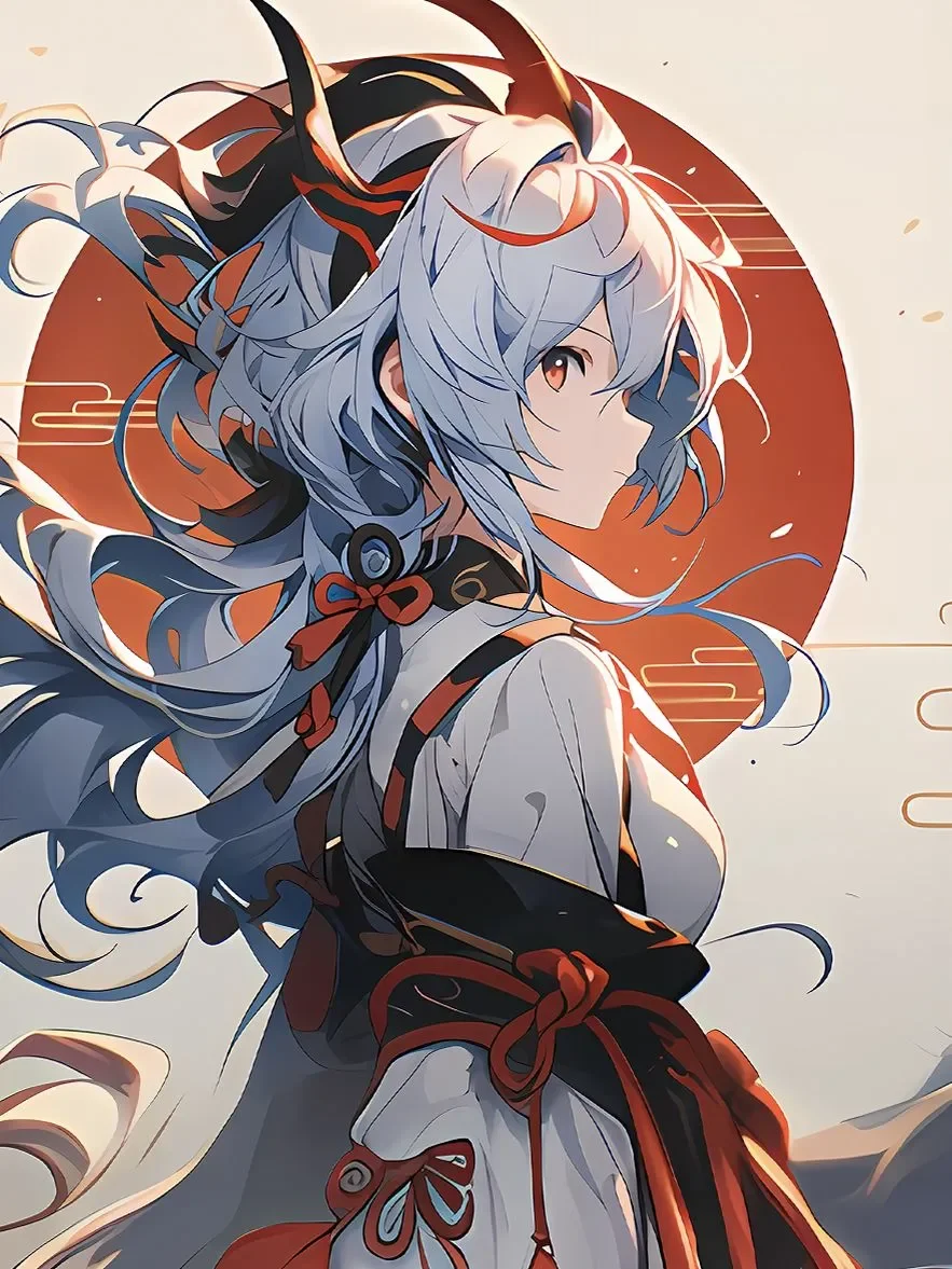 【Pre-sale】Decorative Painting of Japanese Style Ganyu-Genshin Impact-XingKong Studio