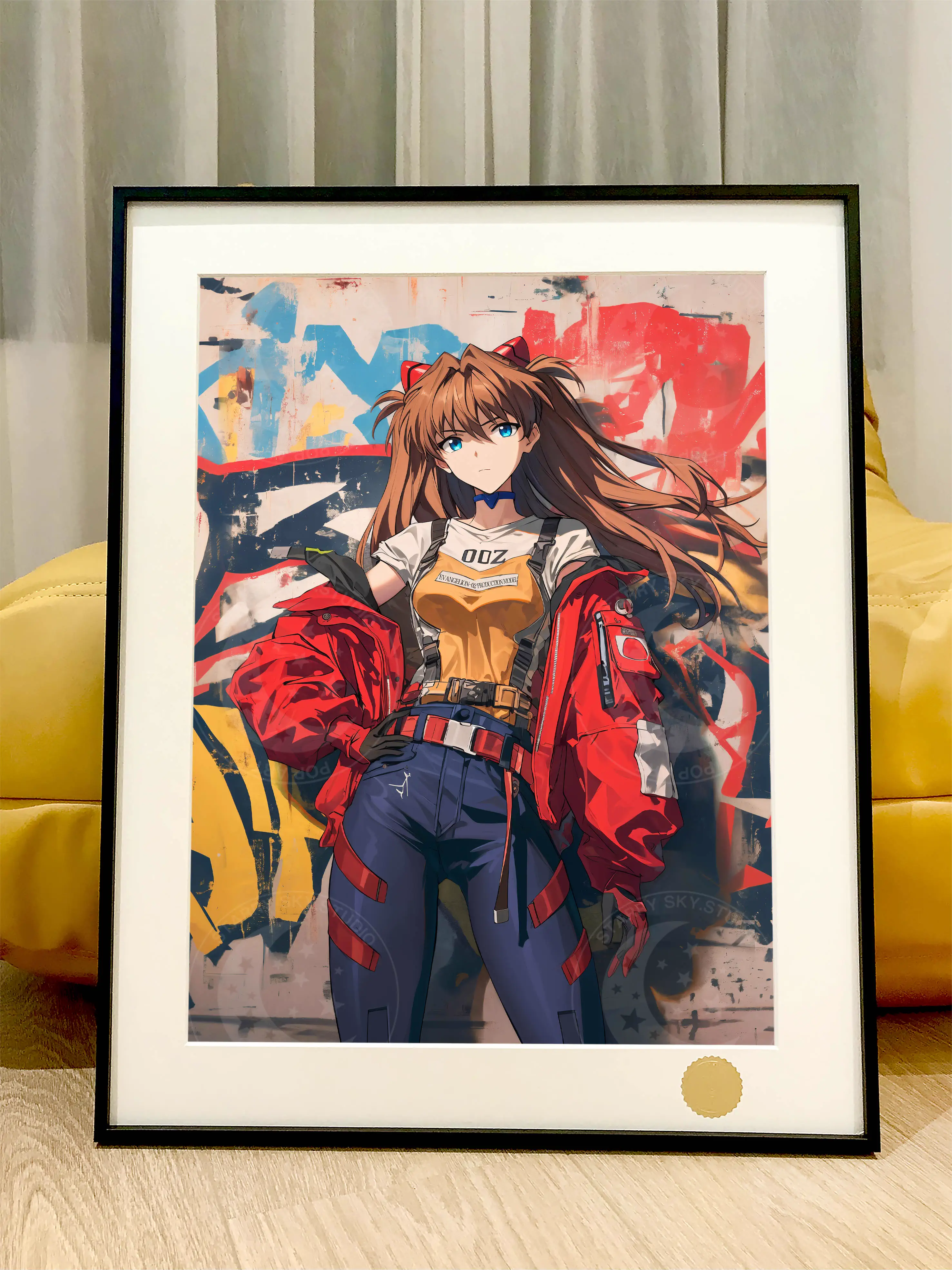【Pre-sale】Decorative Painting of Asuka Langley Soryu-EVA-XingKong Studio