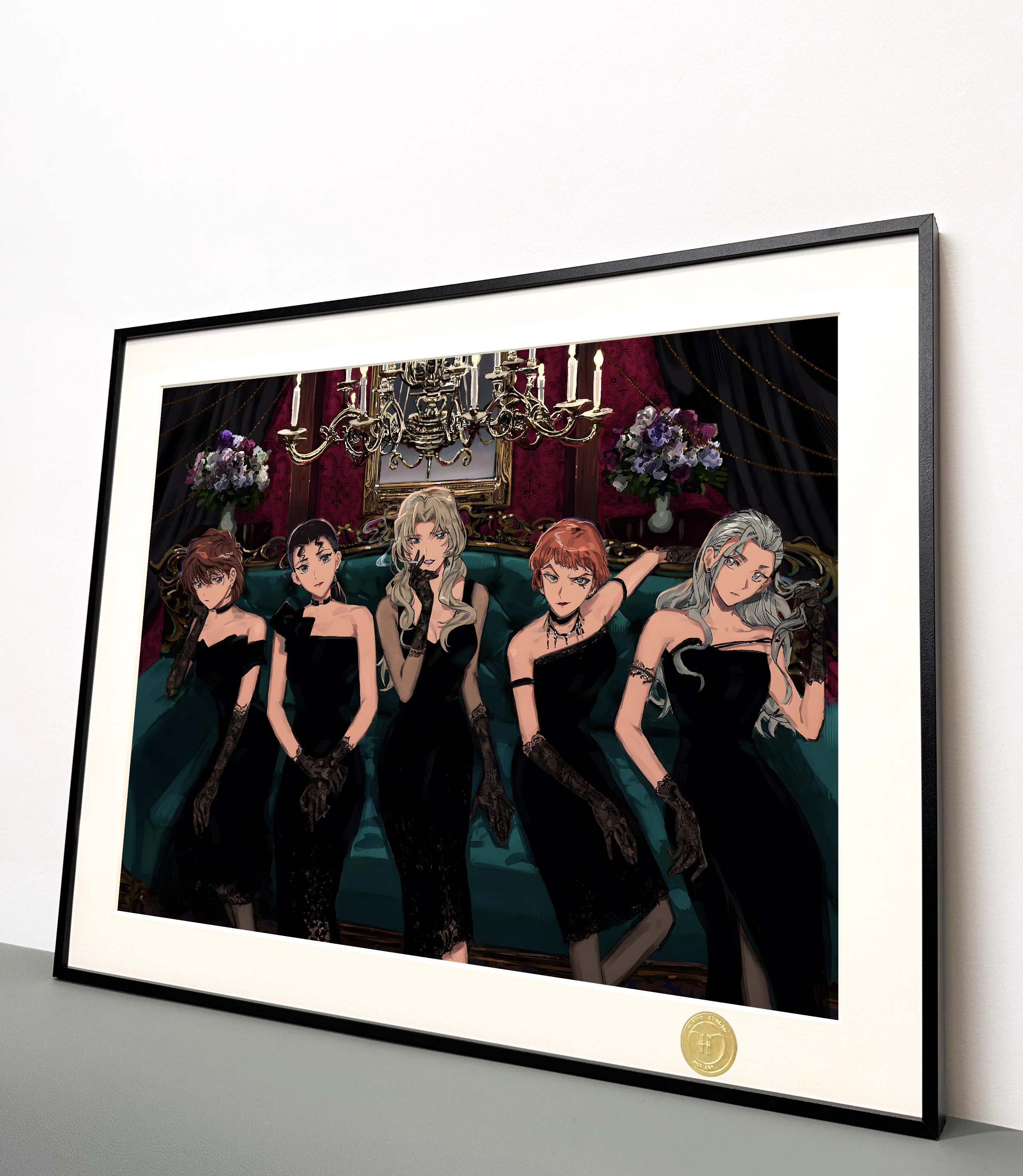 【Pre-sale】Decorative Painting of Black Dressed Group-Detective Conan-H2 Studio