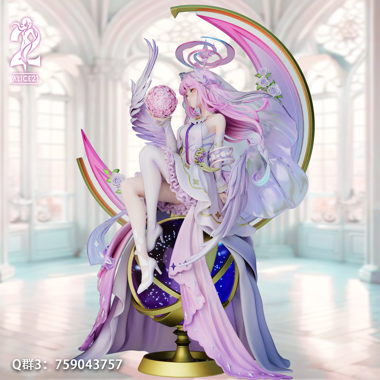 【Left one】1/6 Scale Wedding Dress Stellar Vow: Mika-Blue Archive-Alice21 Studio