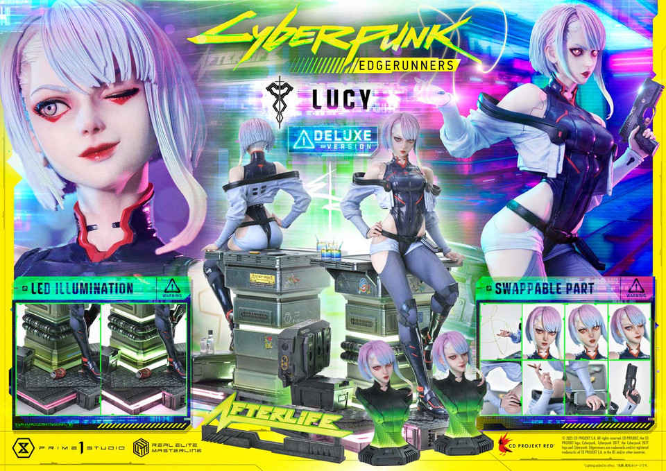【Pre-sale】1/4 Scale Lucy with LED-CYBERPUNK EDGERUNNERS-Prime 1 Studio