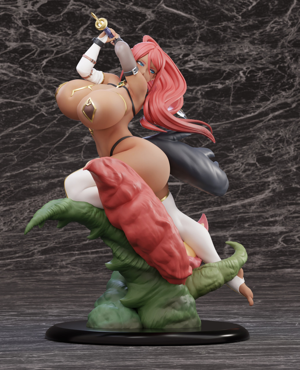 【Pre-sale】1/6 Scale Fire Dragon Rinea-Silver-Rank Adventurer-SODA Studio