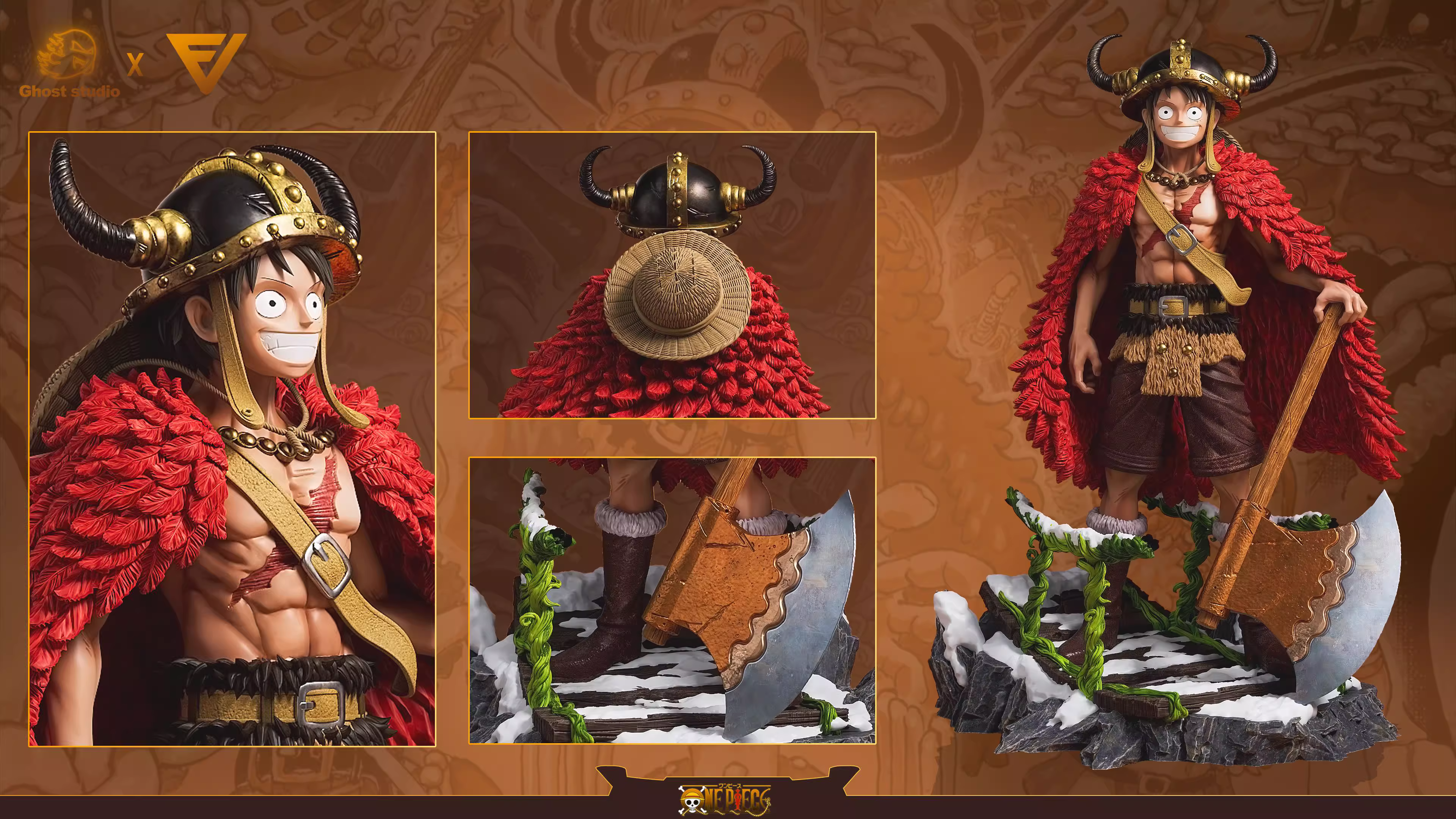 【Pre-sale】POP and 1/6 Scale Luffy-Ghost and EVE  Studios