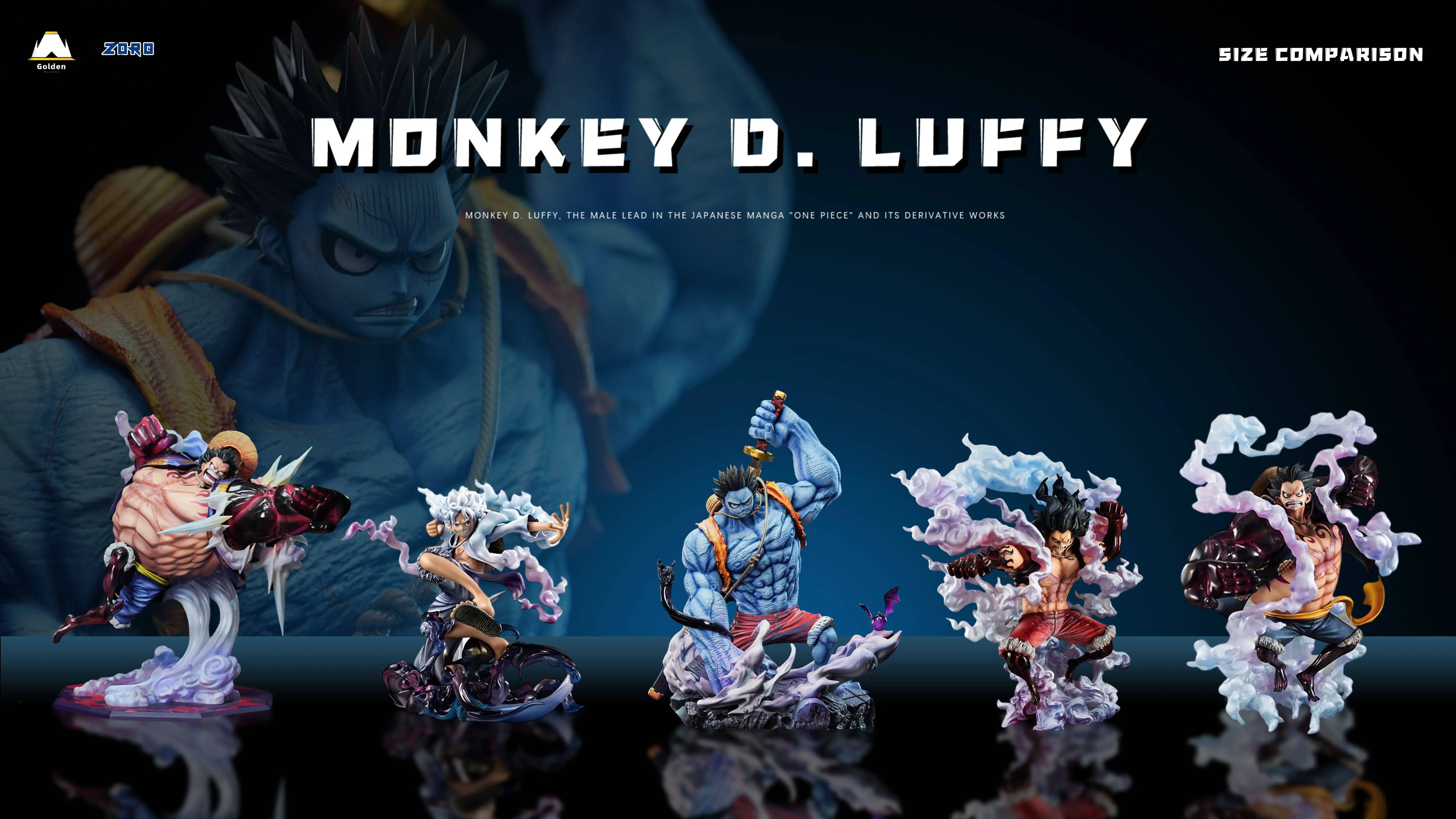 【Pre-sale】POPMax Scale Nightmare Luffy-Golden Mountain and Zoro Studios