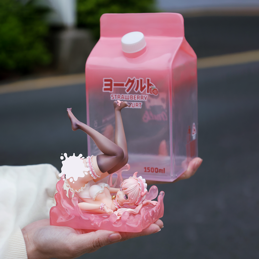 【Sold out】Milk Fairies-Milky Mirage and Yoghurt Fairies-Strawberry Dreamscape-Original Design-WeArtDoing Studio