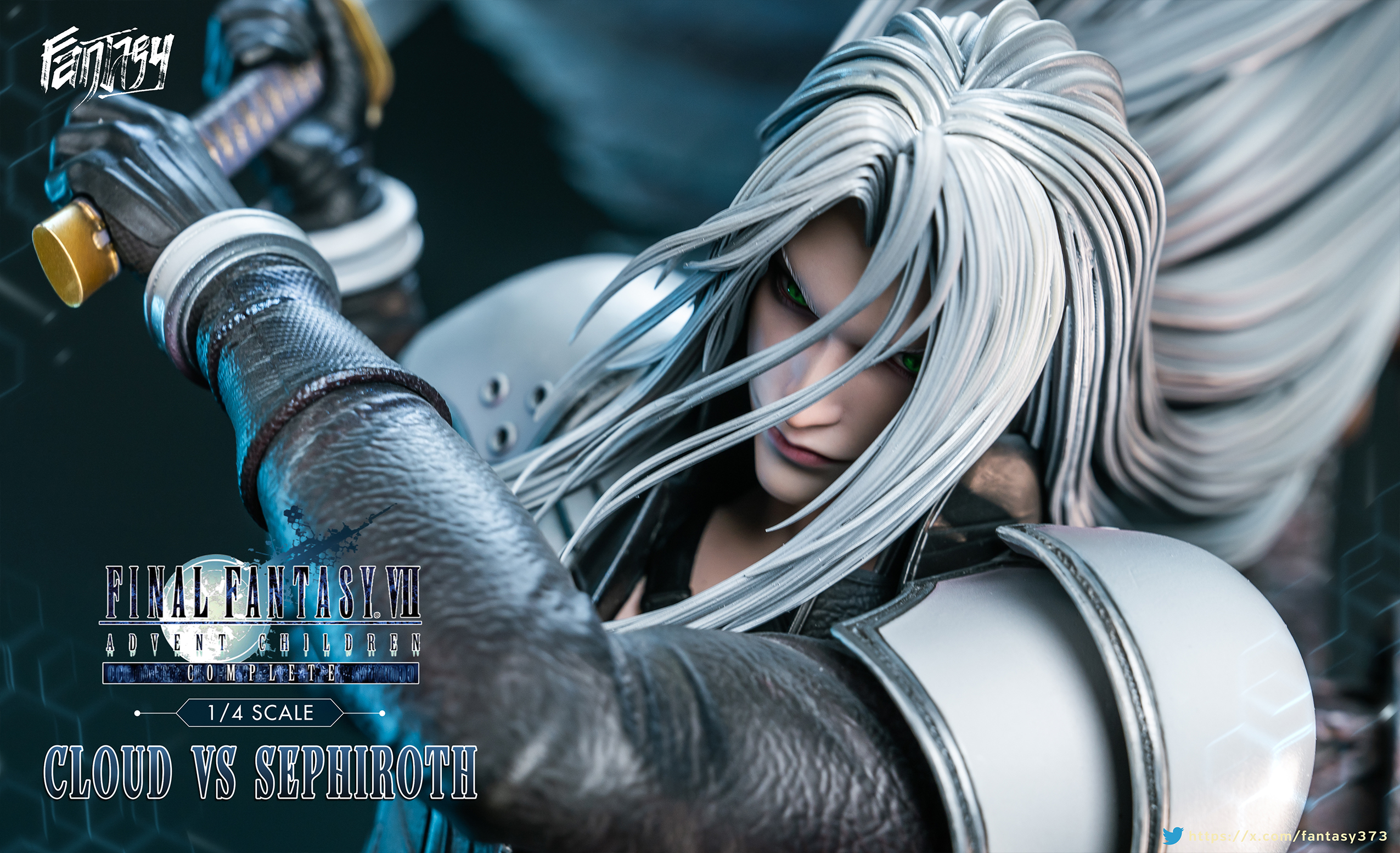 【Pre-sale】1/4 Scale Sephiroth vs Cloud-(FF7) Final Fantasy-Fantasy Studio