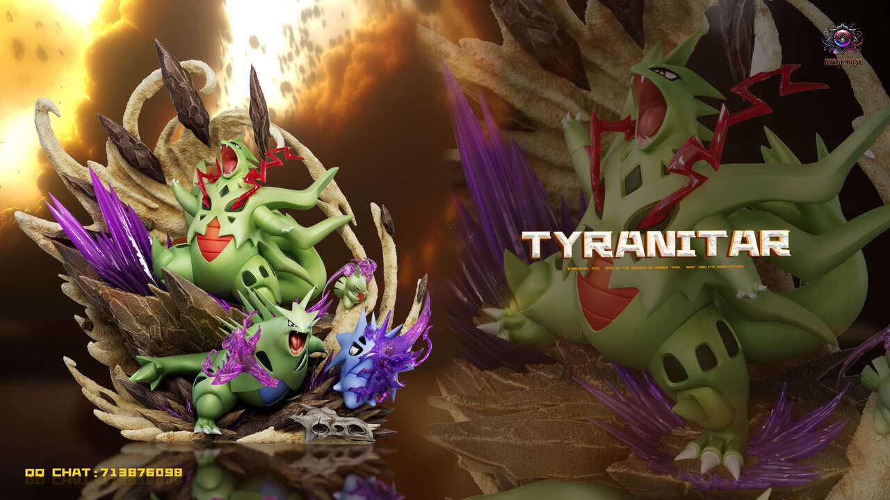 【Pre-sale】Tyranitar Family-Pokemon-Black Rose Studio