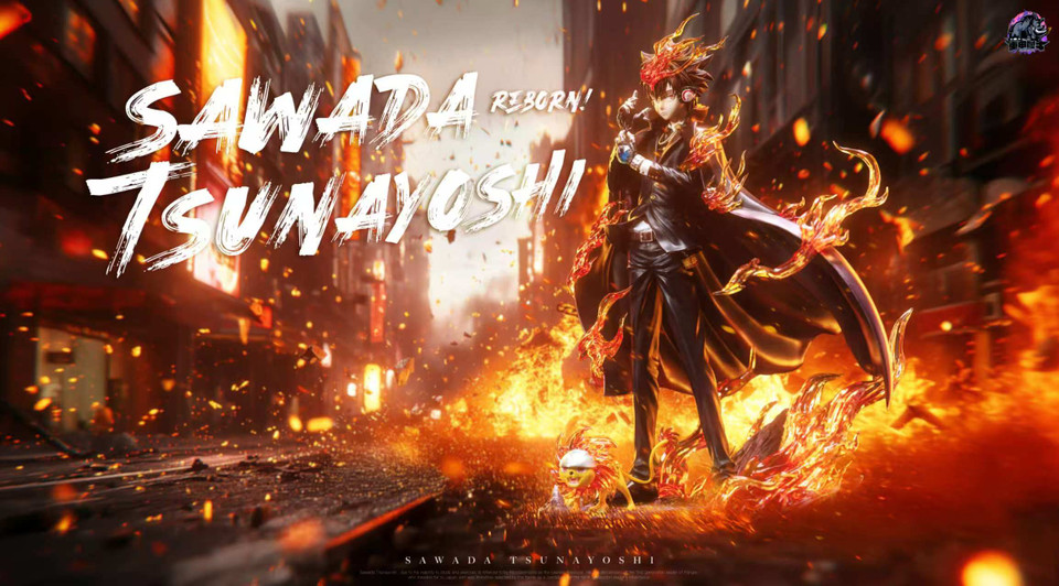 【Pre-sale】1/6 Scale Sawada Tsunayoshi with LED-HITMAN REBORN!-Rhinoceros Studio