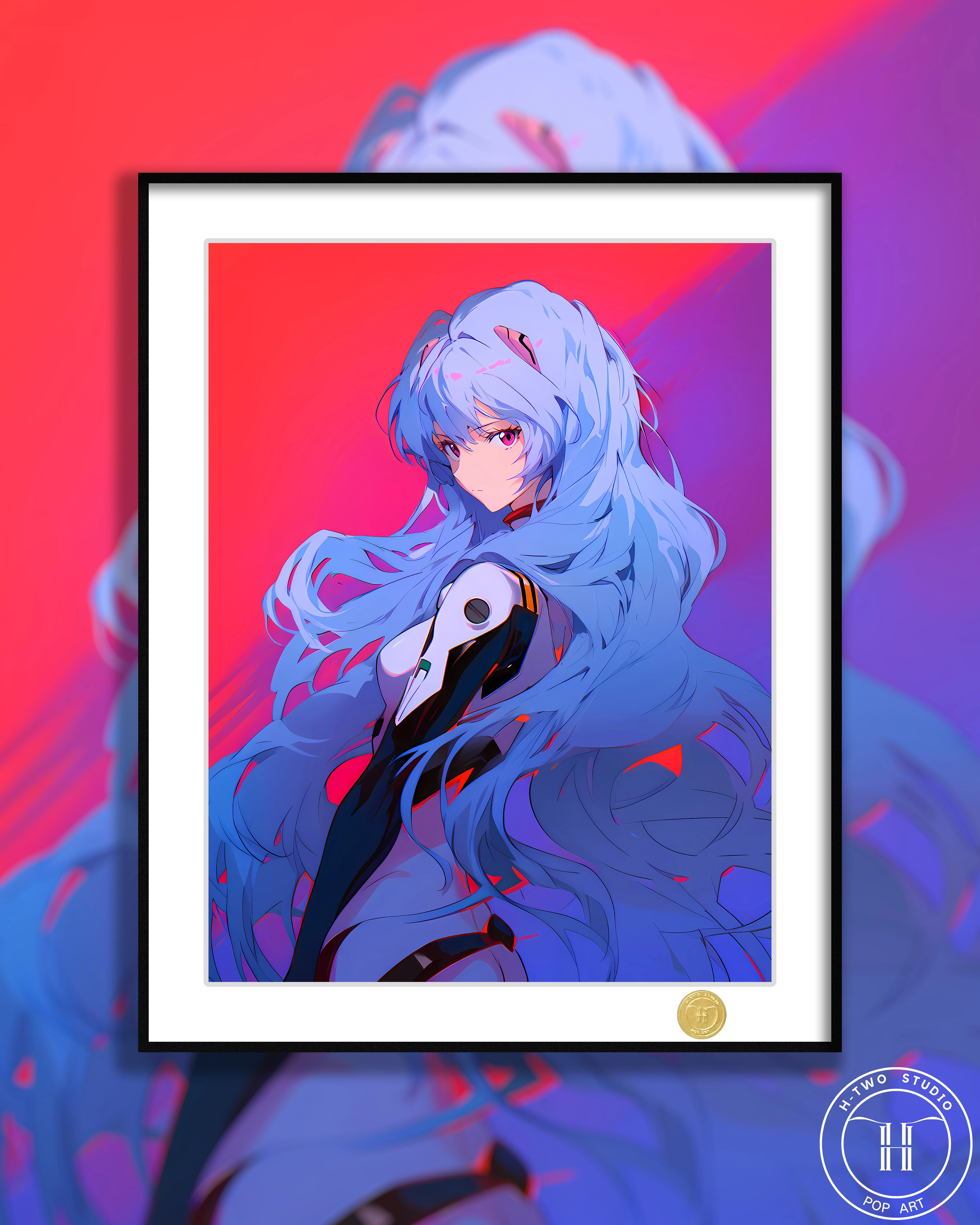 【Pre-sale】Decorative Painting of Long Hair Ayanami Rei-EVA-H2 Studio