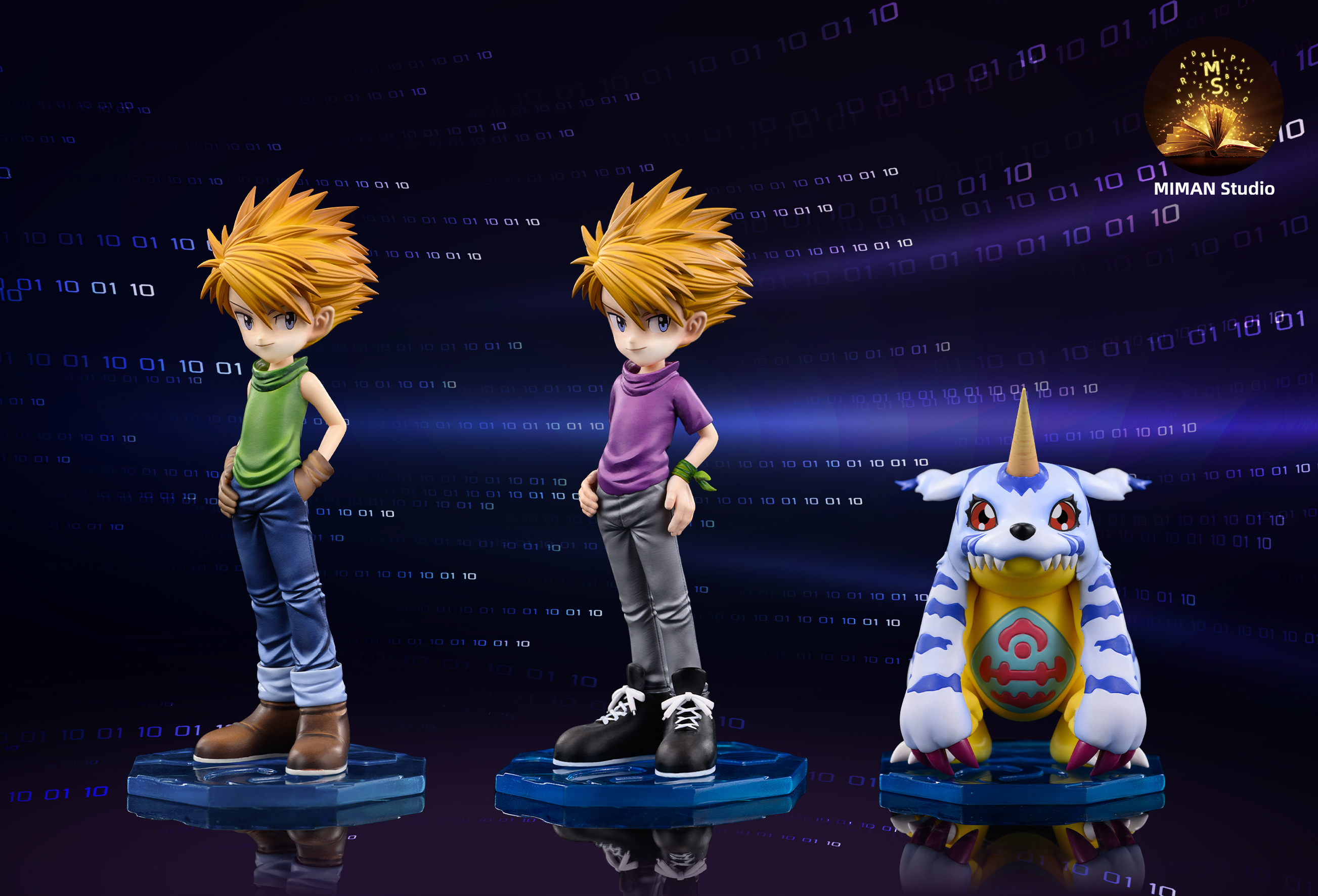 【Pre-sale】Megahouse Scale 005 Ishida Yamato and Gabumon-Digimon Adventure-MIMAN Studio