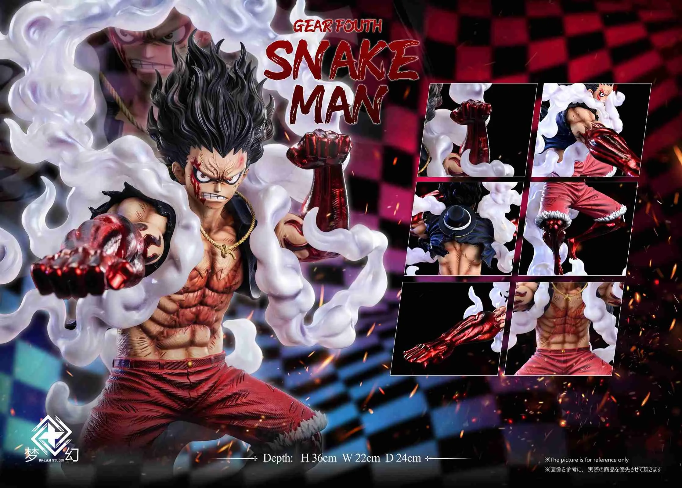 【Pre-sale】POP Scale Gear 4 Snakeman Monkey D. Luffy-Dream Studios