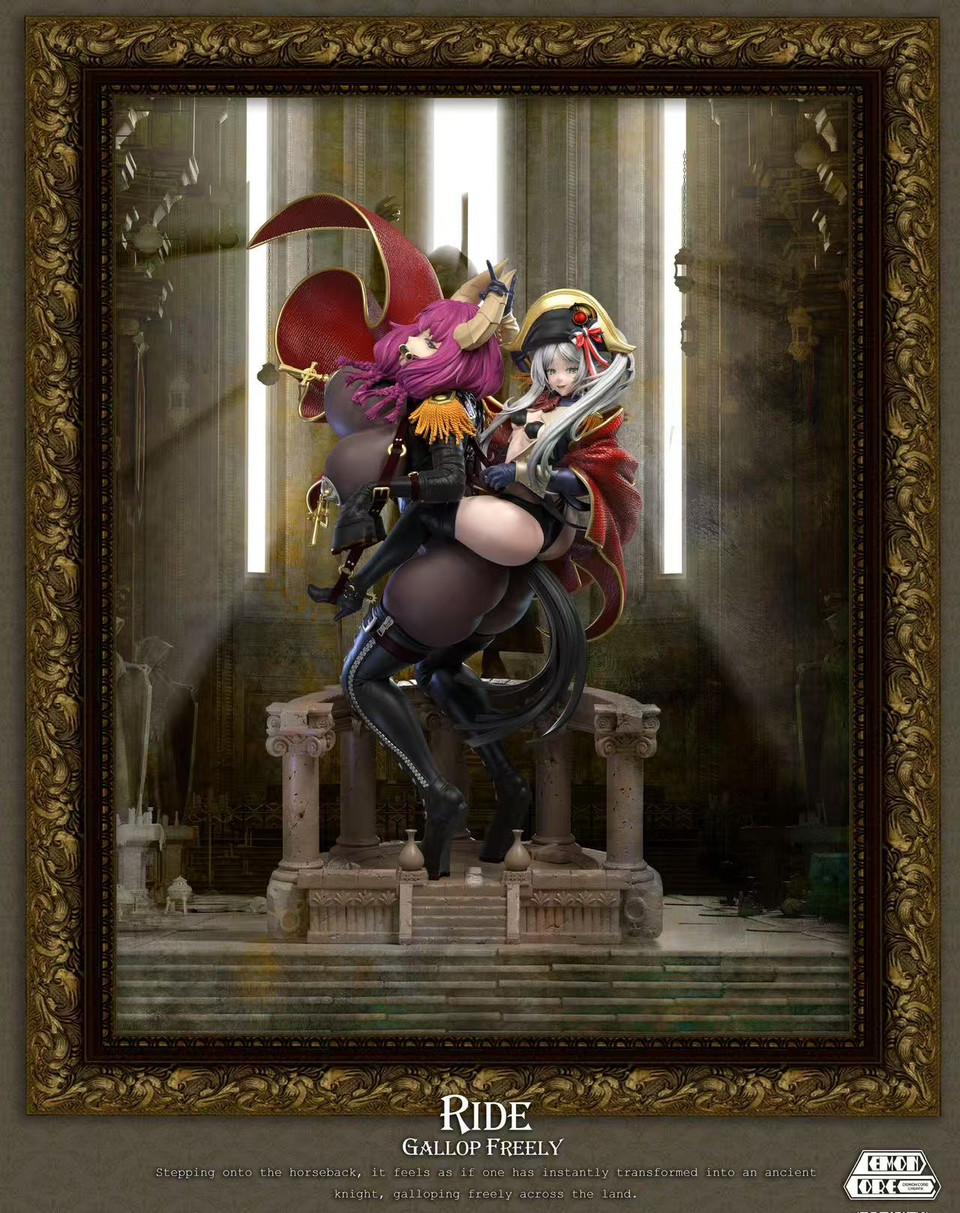【Pre-sale】1/5 Scale Aura and Frieren-Ride Gallop Freely-Demon Core Studio