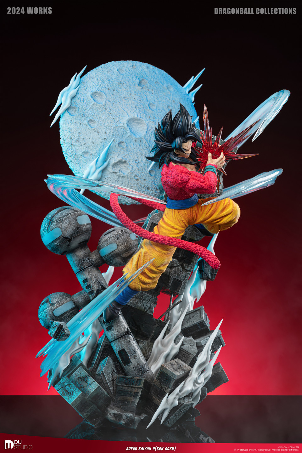 【Pre-sale】1/6 and 1/4 Scale SS4 Goku with LED-DU Studio