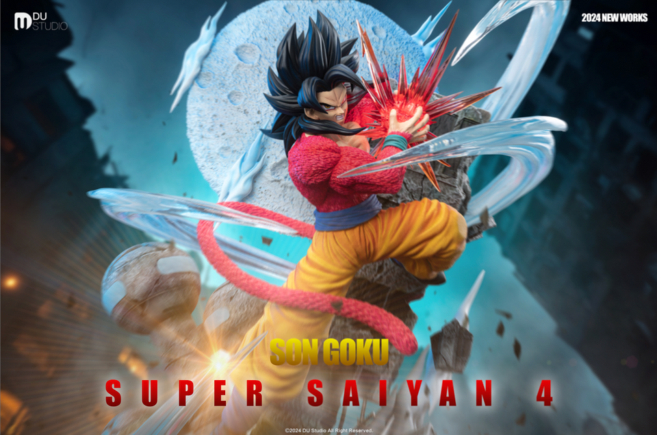 【Pre-sale】1/6 and 1/4 Scale SS4 Goku with LED-DU Studio