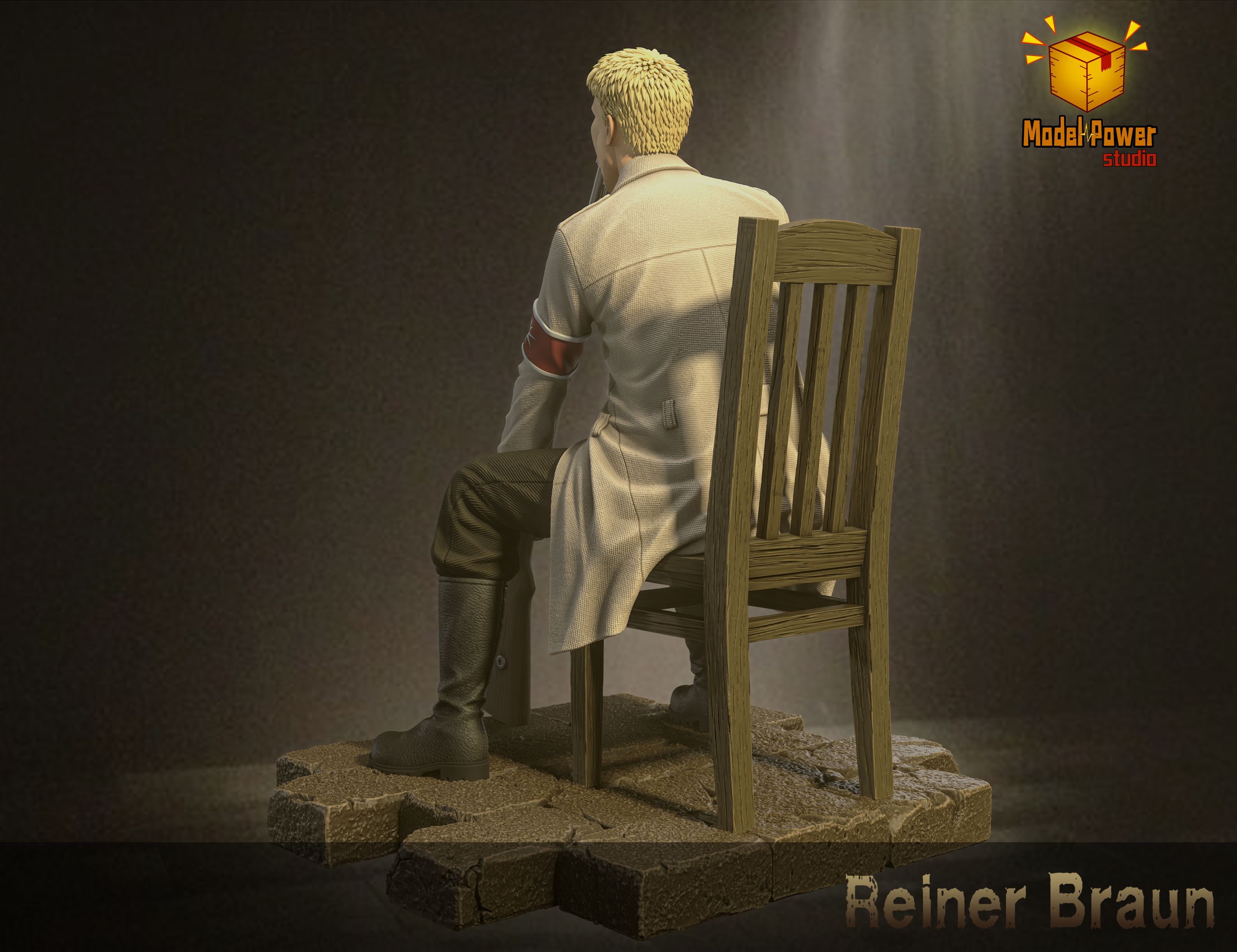 【Sold out】009 Reiner Braun-Attack on Titan-Model Power studio