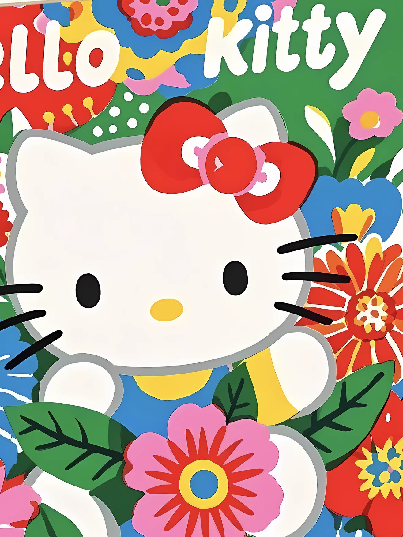 【Pre-sale】Decorative Painting of Garden Kitty-Hello Kitty-XingKong Studio