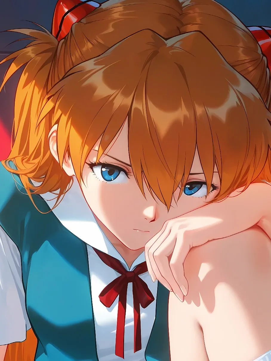 【Pre-sale】Decorative Painting of Gloomy Asuka Langley Soryu-(EVA) Neon Genesis EVAngelion-Xingkong Studio