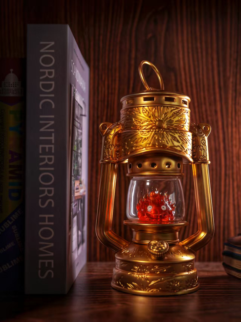 【Pre-sale】Kerosene lamp Calcifer with LED-Howl's Moving Castle-LongMiao Studio