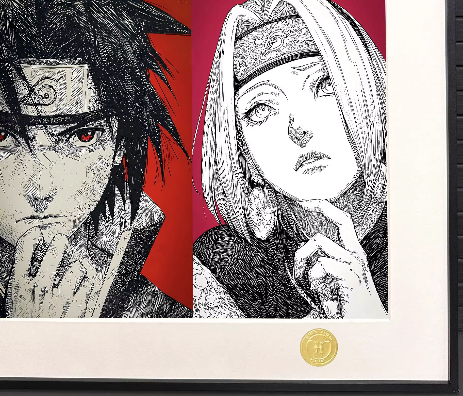 【Pre-sale】Decorative Painting of Four Characters of Naruto-H2 Studio