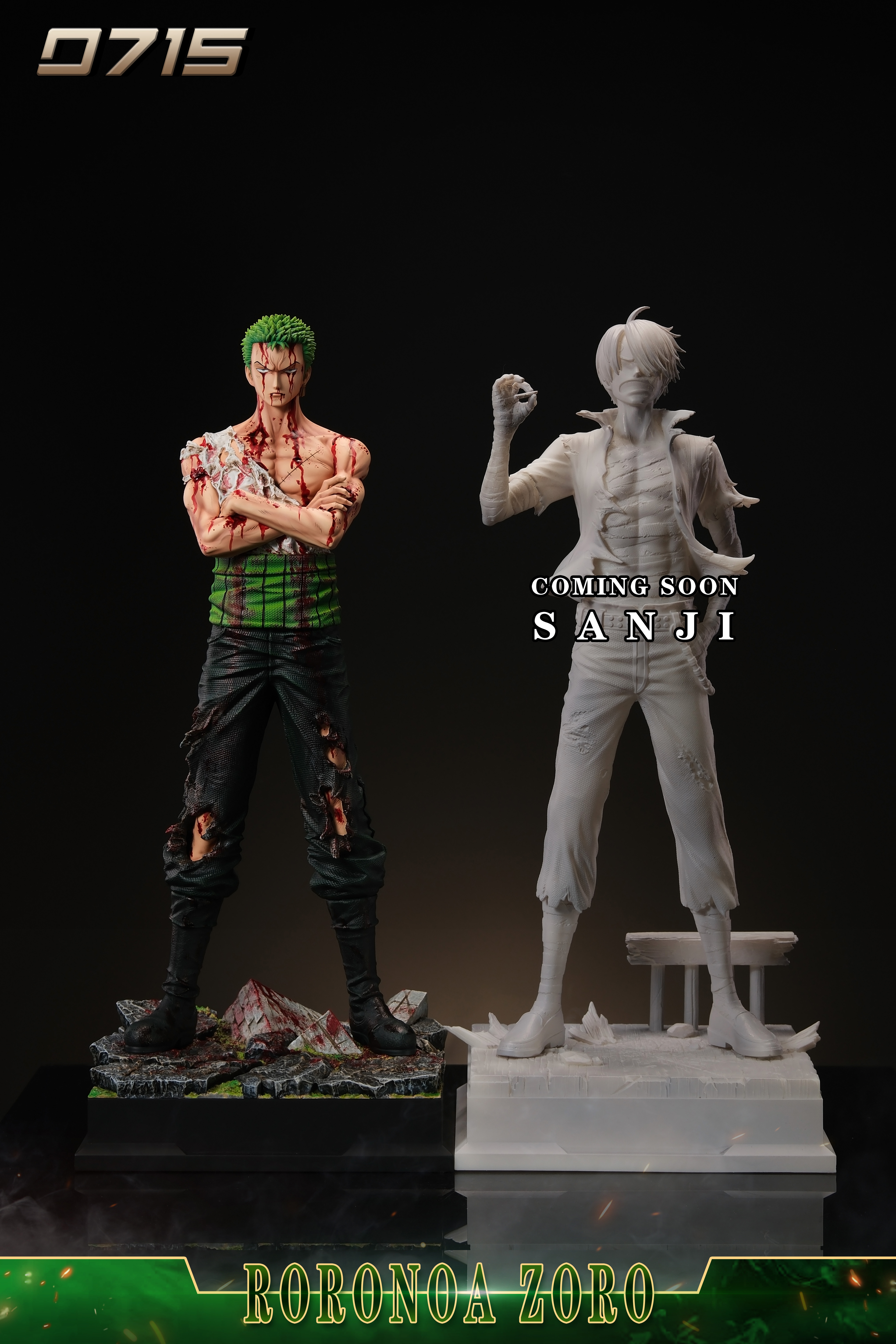 【Pre-sale】1/4 and 1/6 Scale 001 Injured Roronoa Zoro-0715 Studio