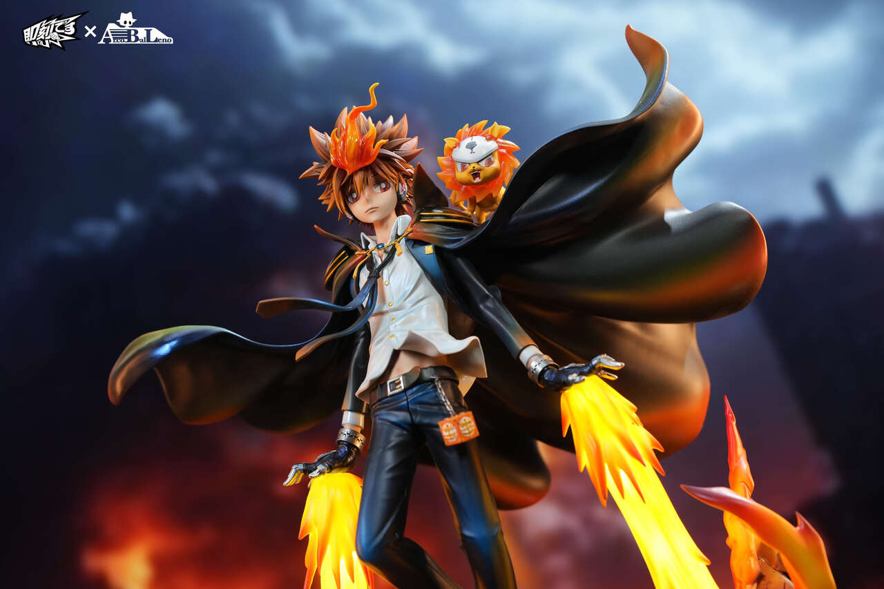 【Sold out】1/6 Scale Sawada Tsunayoshi with LED-HITMAN REBORN!-Jike Studio and Arcobaleno Studio