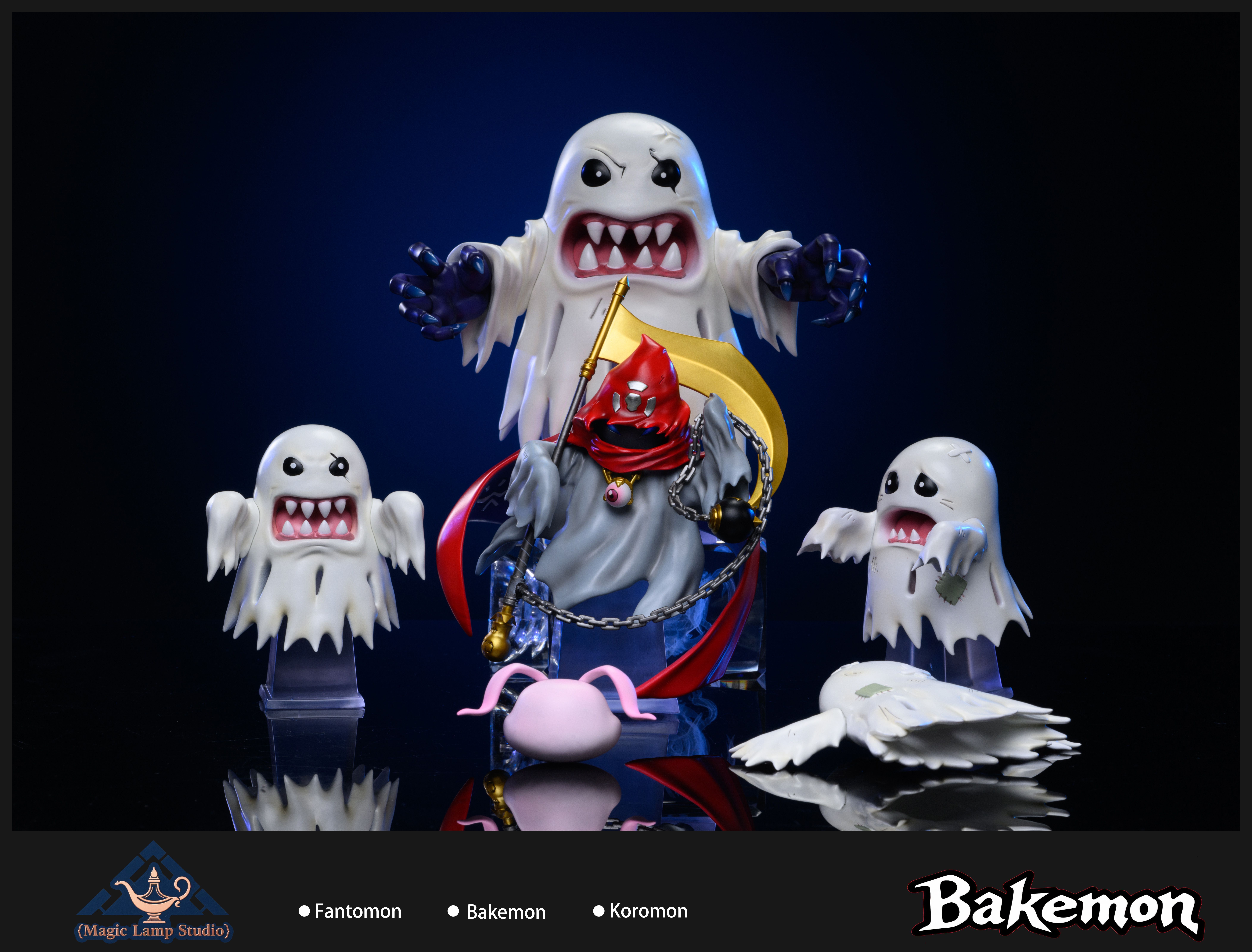 【Sold out】Fantomon, Bakemon and Koromon-Digimon-Magic Lamp Studio