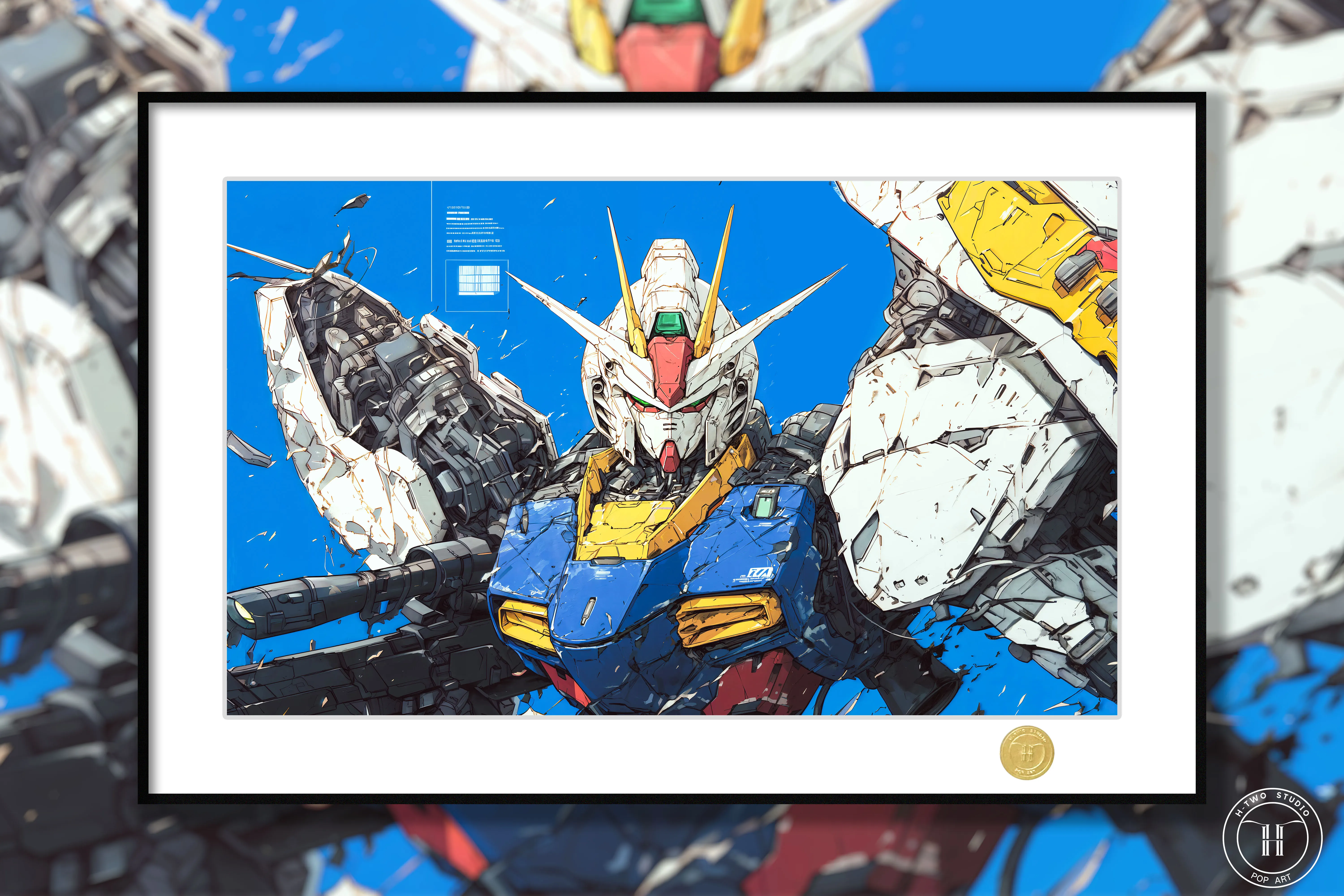 【Pre-sale】Decorative Painting of Injured RX-78-H2 Studio