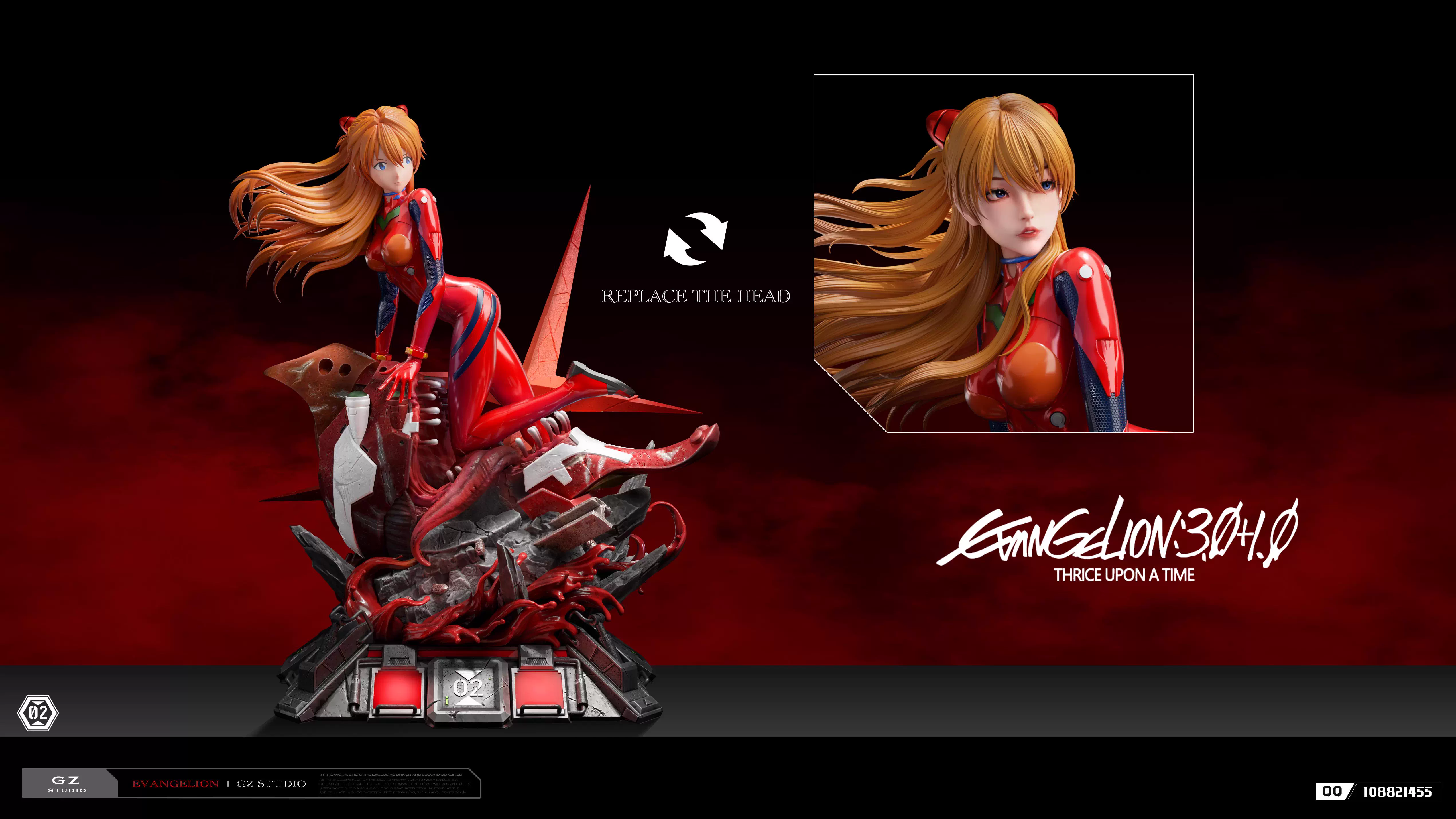 【Pre-sale】1/6 Scale Asuka Langley Soryu-(EVA) Neon Genesis EVAngelion-GZ Studios