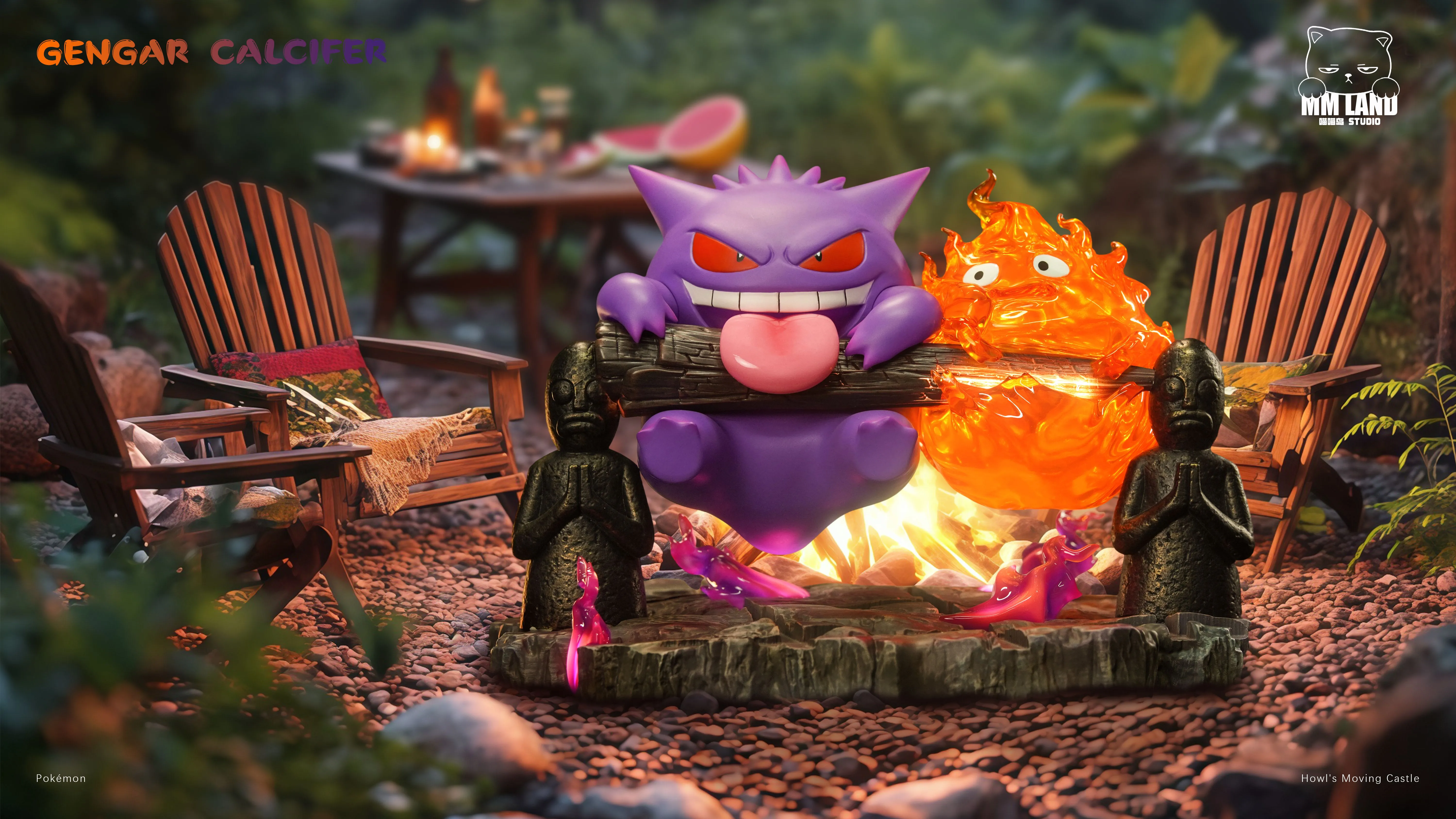 【Pre-sale】002 Gengar with Calcifer-Pokemon-MMLAND Studio
