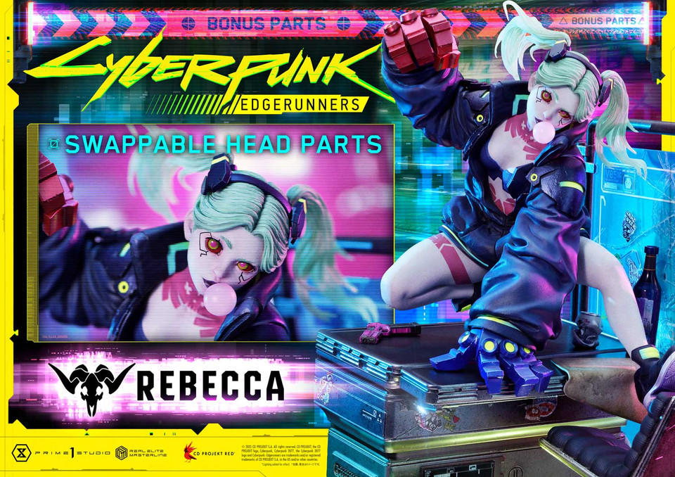 【Pre-sale】1/4 Scale Rebecca with LED-Cyberpunk: Edgerunners-Prime 1 Studio