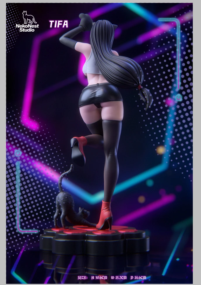 【Pre-sale】1/6 Scale Cat Girl Ver. Tifa Lockhart-(FF7) Final Fantasy VII-NekoNest Studio