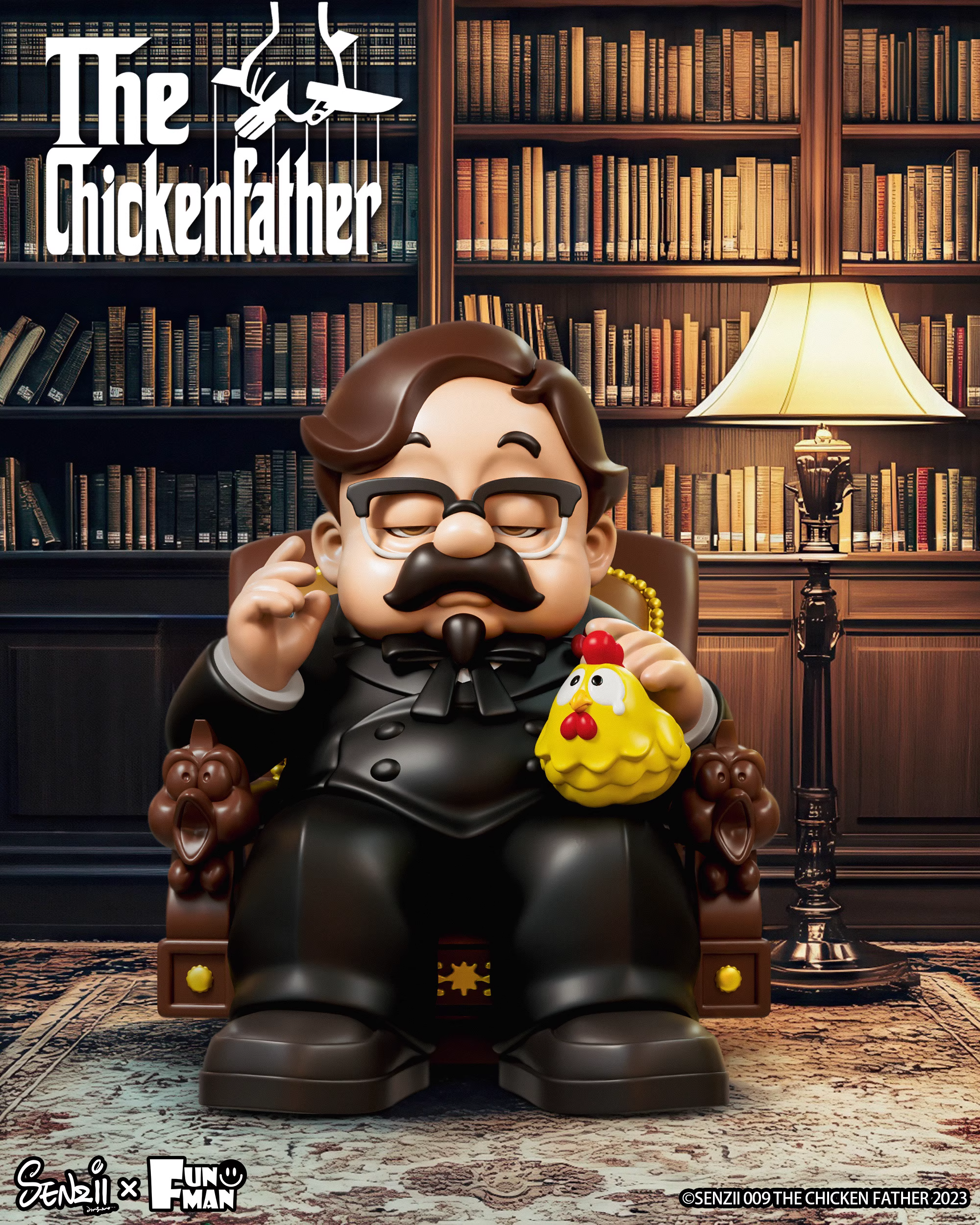 【Pre-sale】 The Black Chicken Father-Senzii X Chicken Father Studios