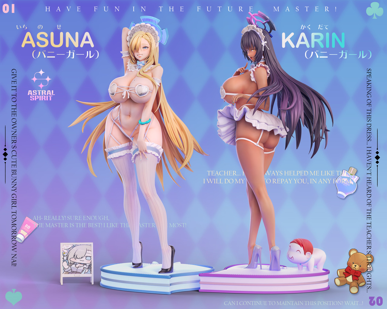 【Pre-sale】1/6 and 1/4 Scale Asuna and Karin-AstralSpirit Studio