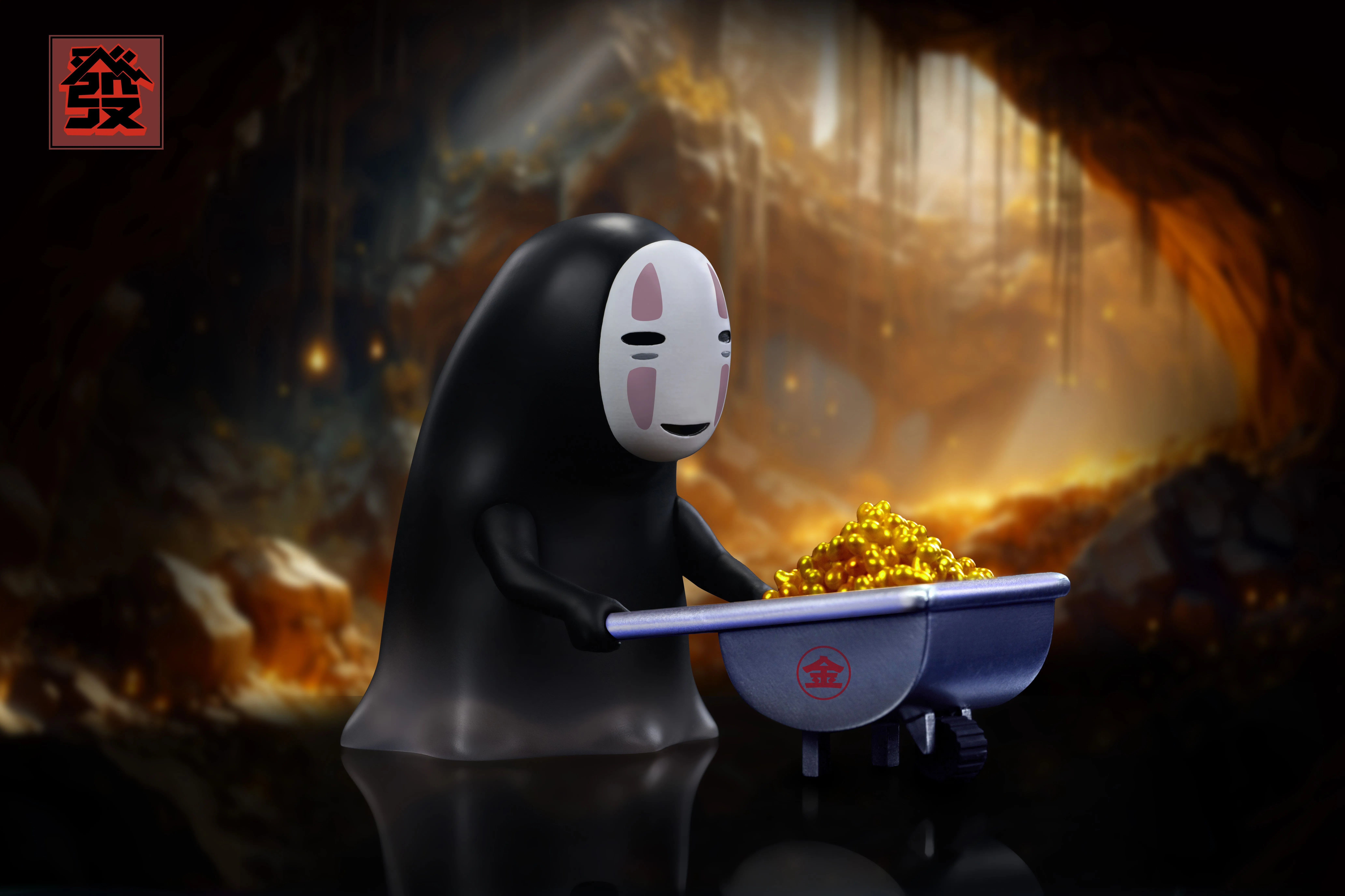 【Pre-sale】Rich Carrying No-Face Man-Fa Studio