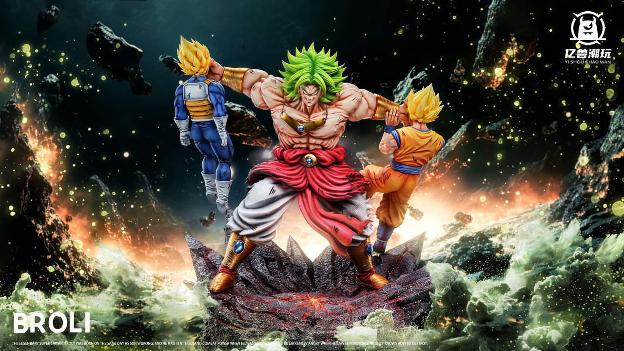 【Sold out】Broly VS Goku and Vegeta-YiShou Studio