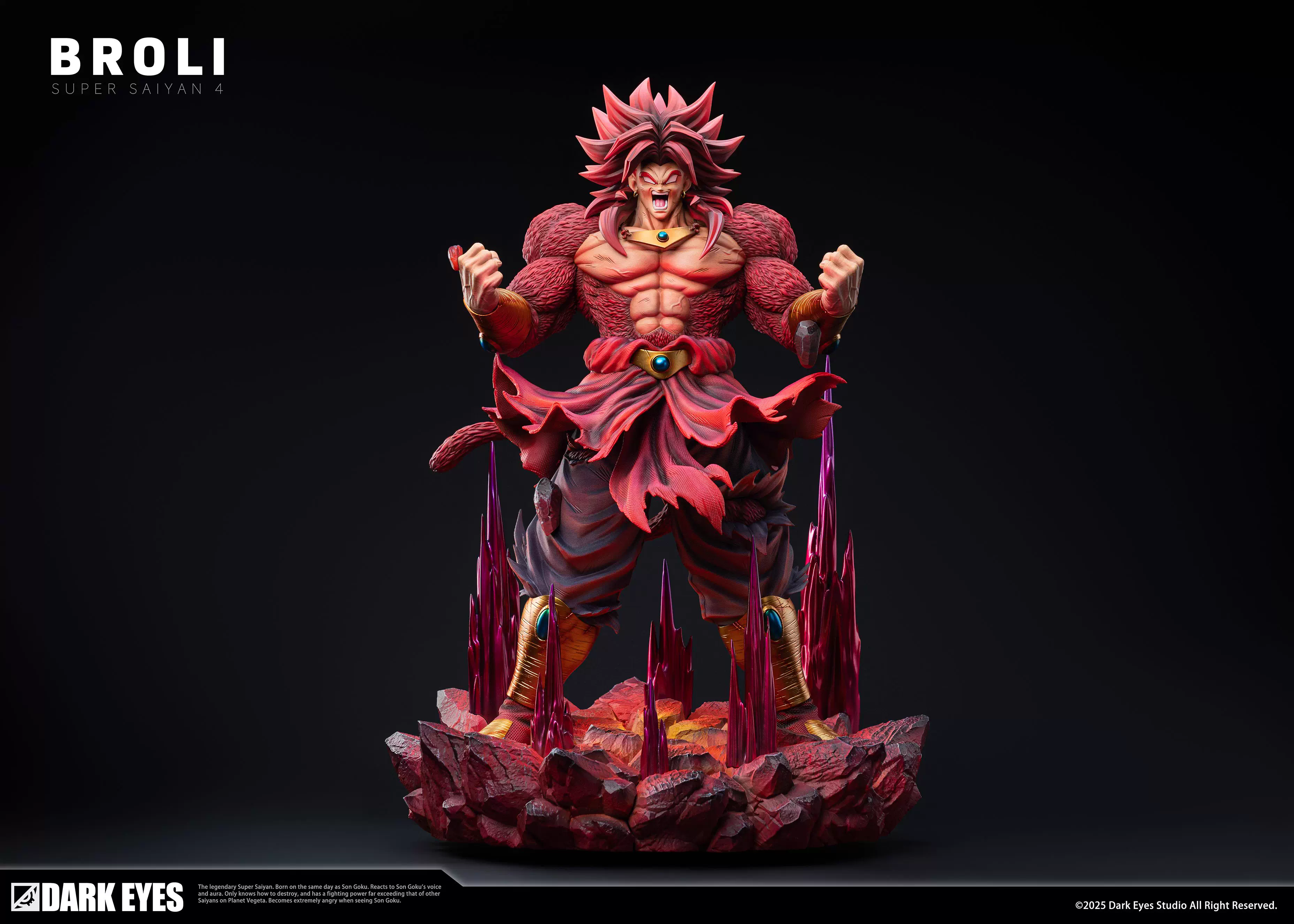 【Pre-sale】1/6 and 1/4 Scale Super Saiyan 4 Broly-HeiMou Studio