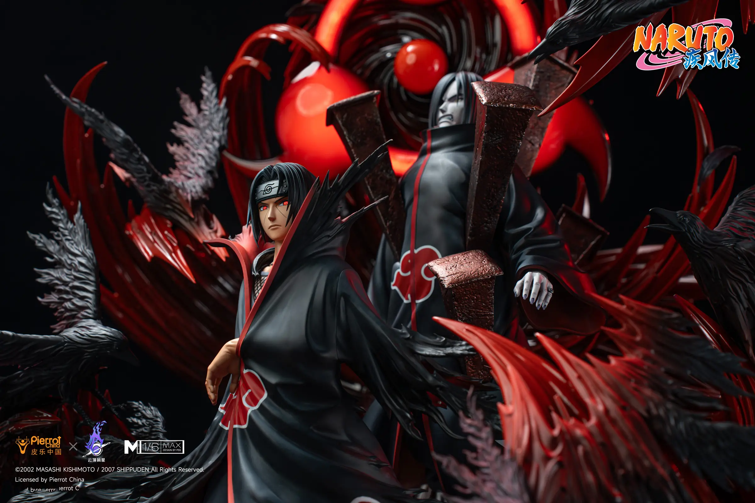 【Pre-sale】1/6 Scale Licensed Itachi Uchiha with LED-Pierrot China x PickStar Studios
