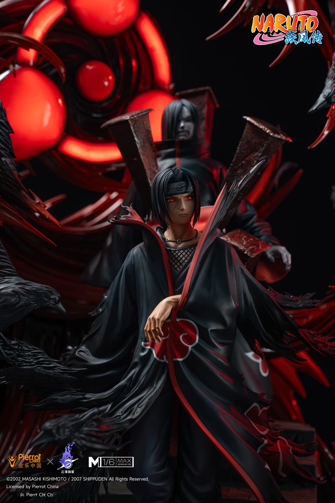 【Pre-sale】1/6 Scale Licensed Itachi Uchiha with LED-Pierrot China x PickStar Studios