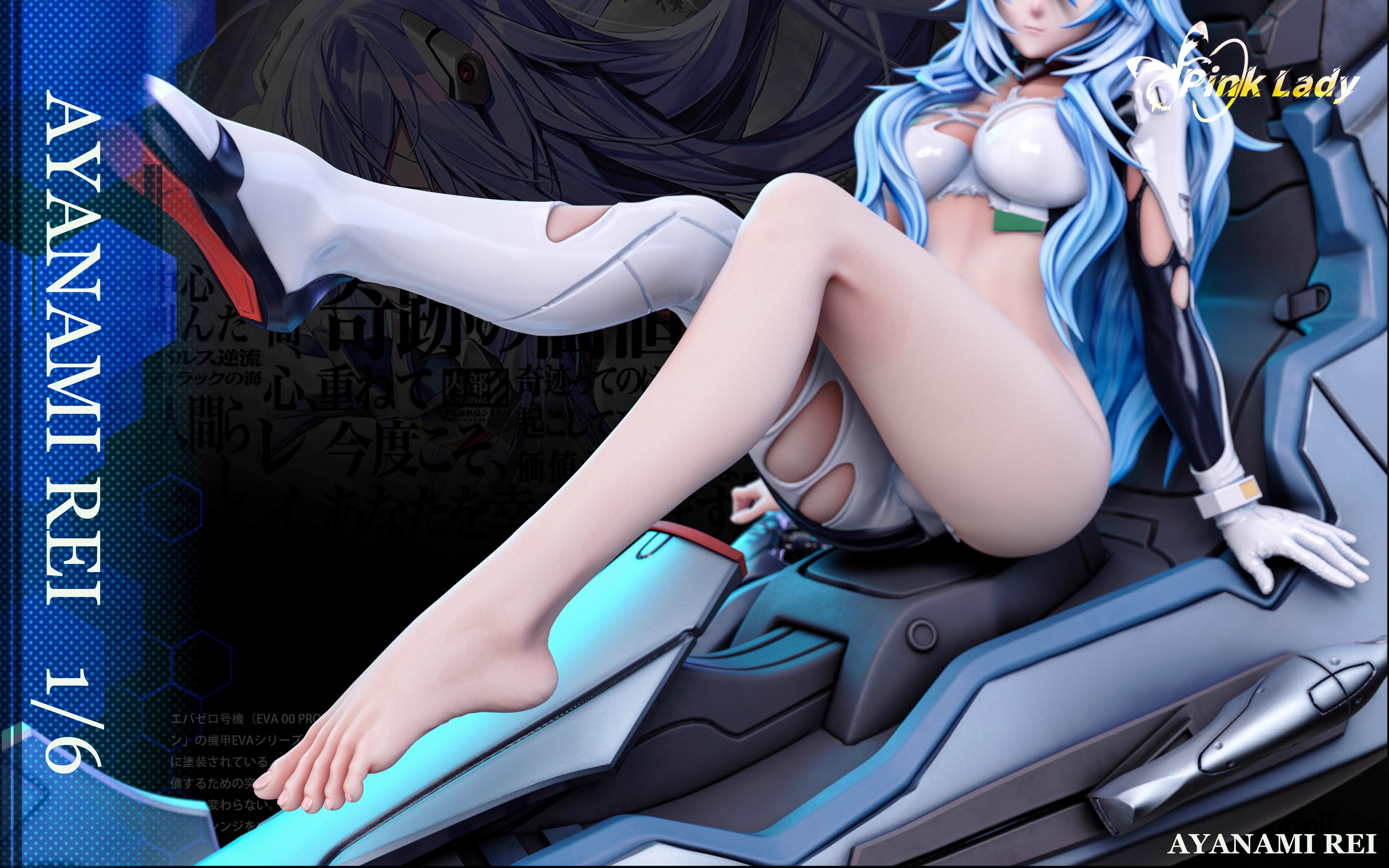 【Pre-sale】1/6 Scale Asuka Langley Soryu and Ayanami Rei-Pink Lady Studio