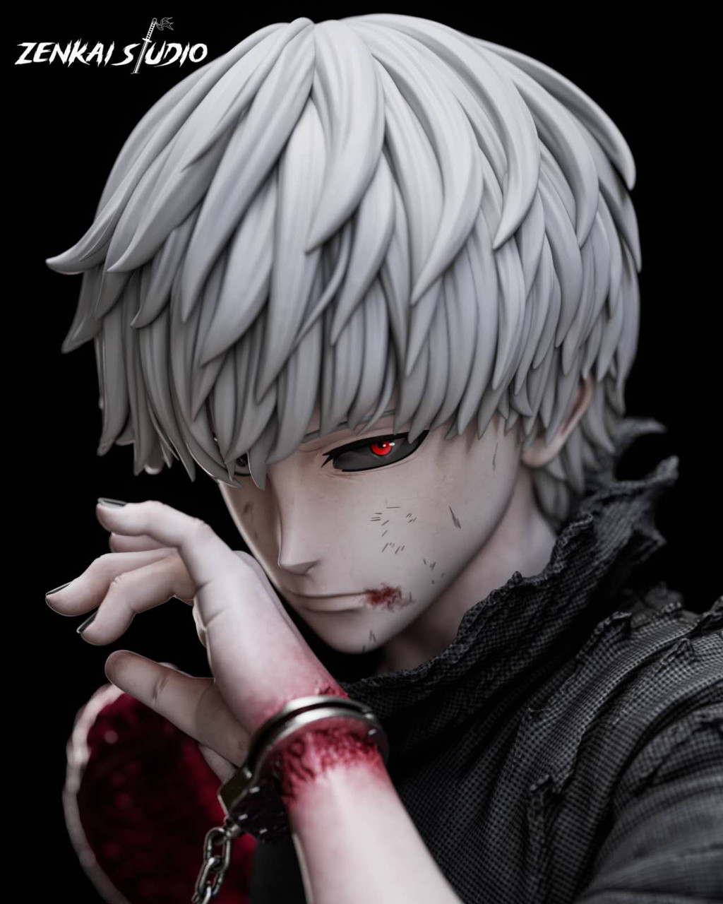 【Pre-sale】1/1 Scale Bust of Kaneki Ken-Zenkai Studio