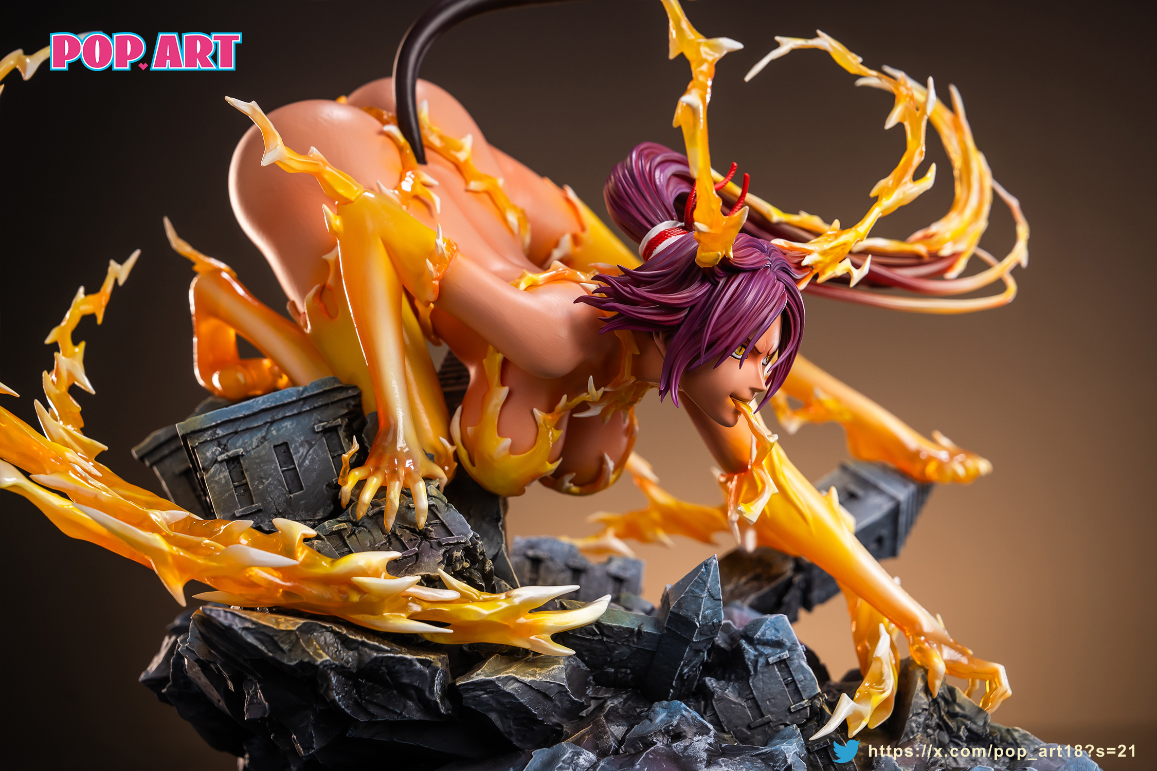 【Pre-sale】1/6 Scale Black Cat Shihouin Yoruichi-POP.ART Studio