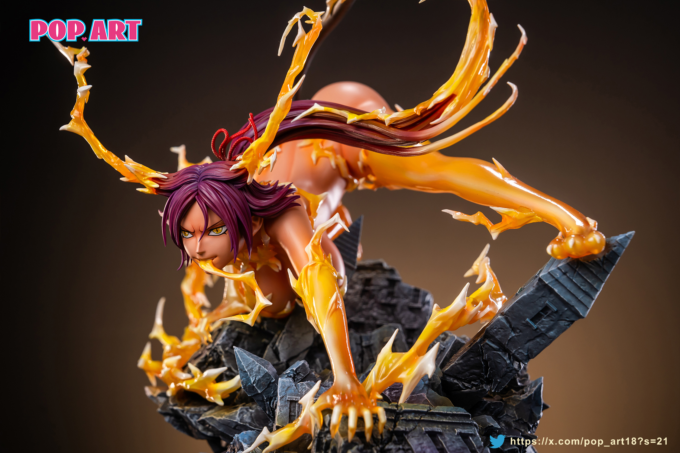 【Pre-sale】1/6 Scale Black Cat Shihouin Yoruichi-POP.ART Studio