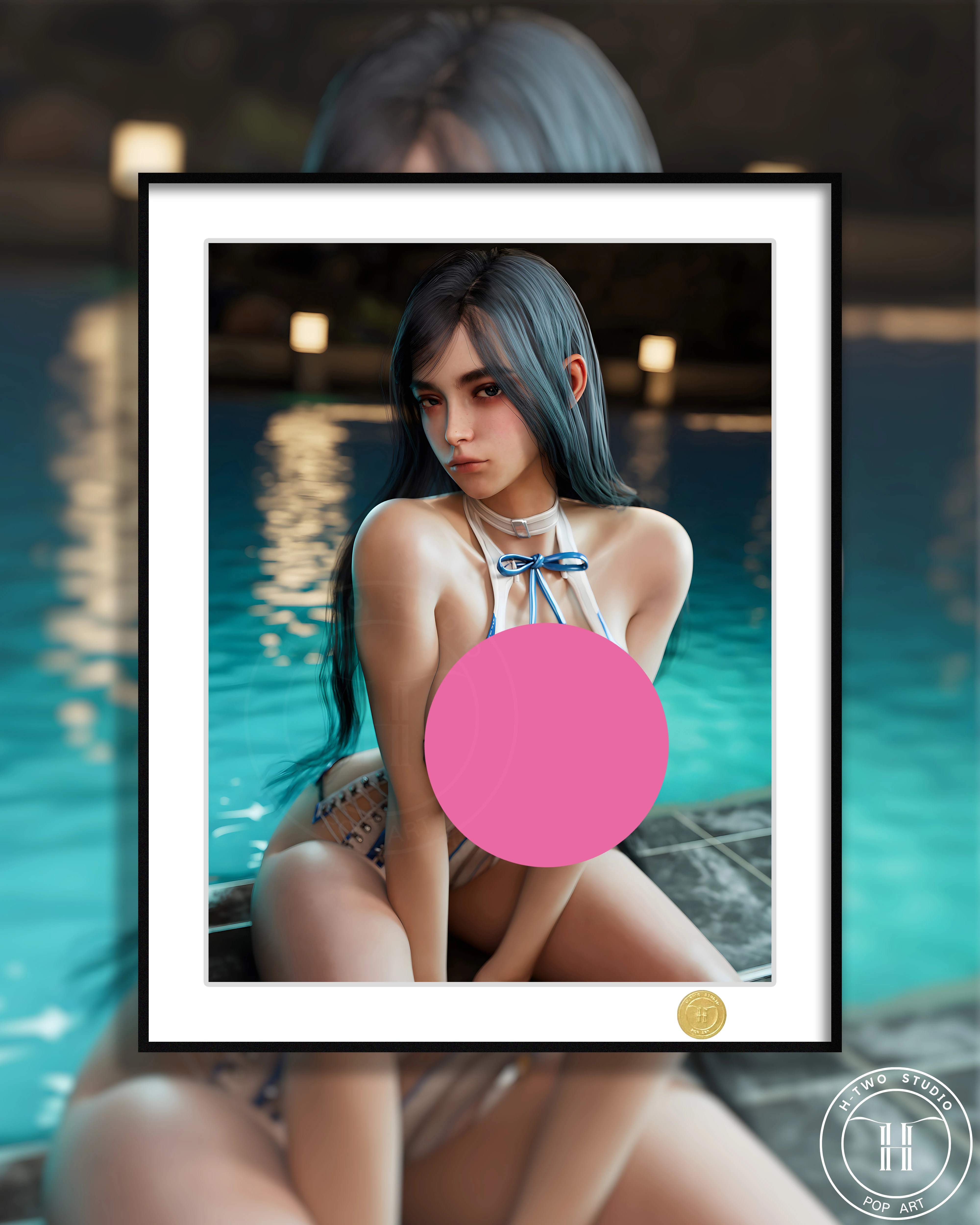 【Pre-sale】Decorative Painting of Swimming Pool Raven-Stellar Blade-H2 Studio