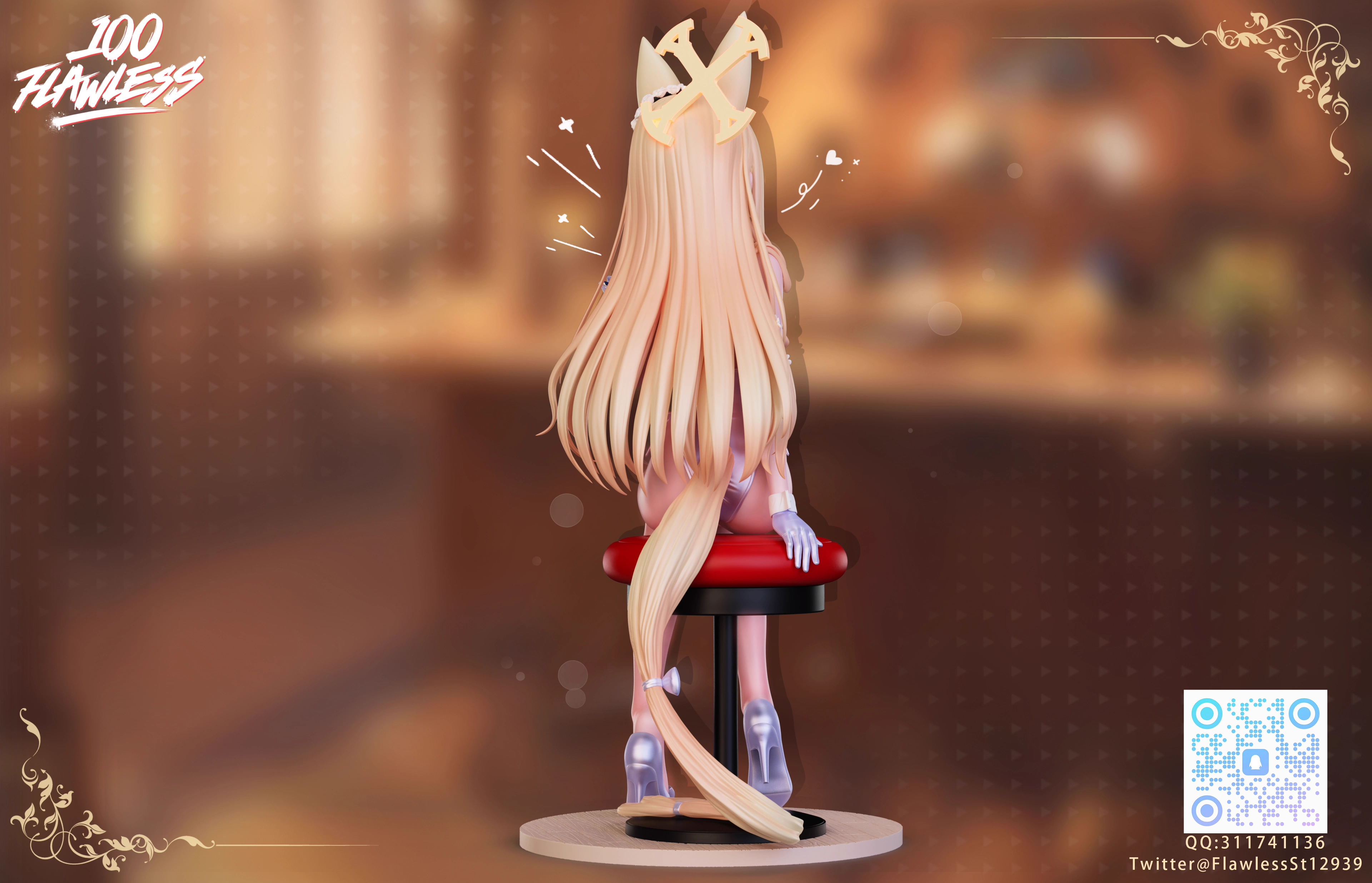 【Pre-sale】1/6 Scale Bunny Girl Yurizono Seia-Blue Archive-Flawless Studio