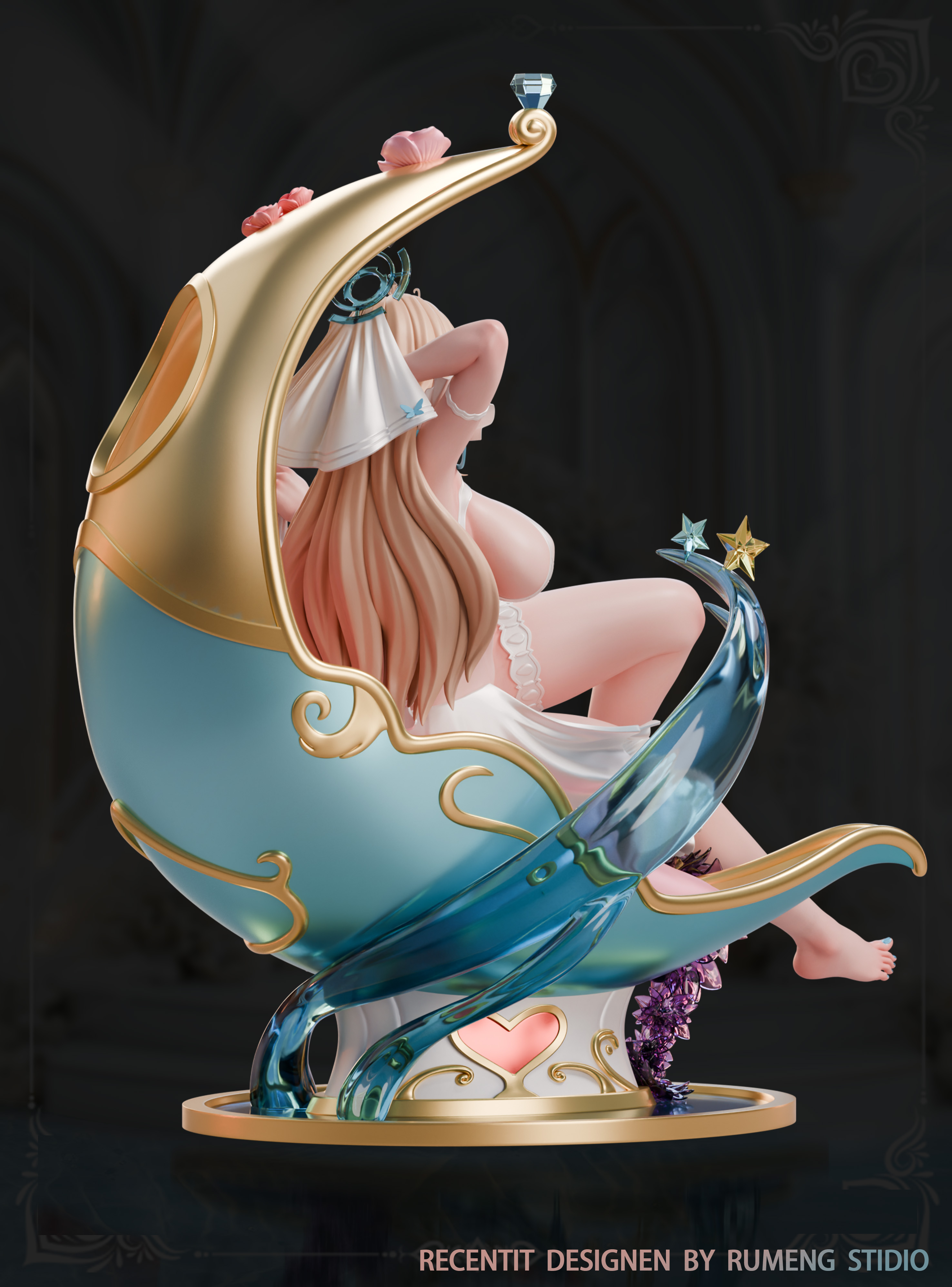 【Pre-sale】1/6 Scale Wedding Dress Itinose Asena-Blue Archive-RuMengShe Studio