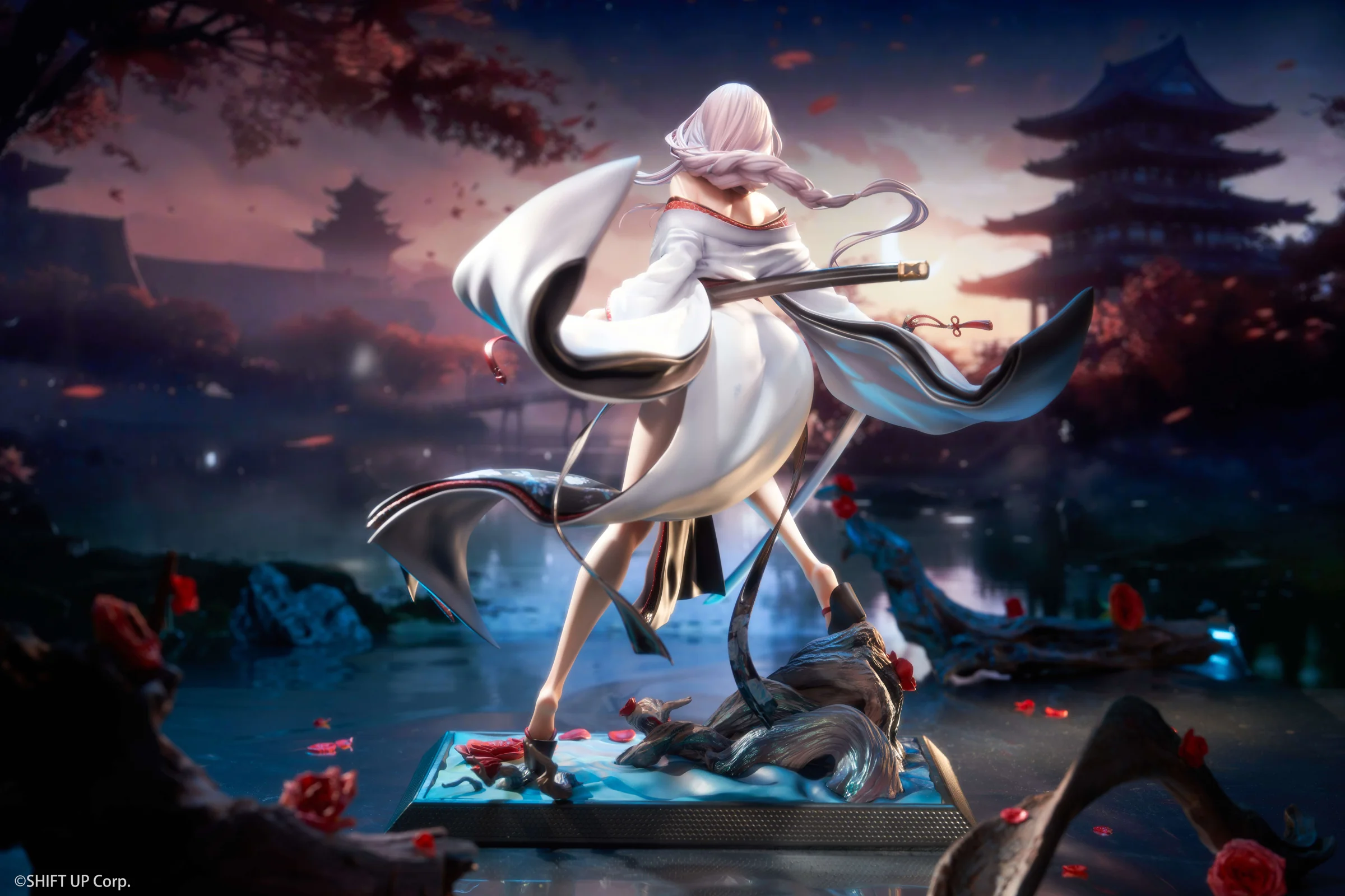 【Pre-sale】1/4 Scale Longing Flower Ver. Black Shadow Scarlet-Goddess of Victory: Nikke-Hobby Sakura Studio