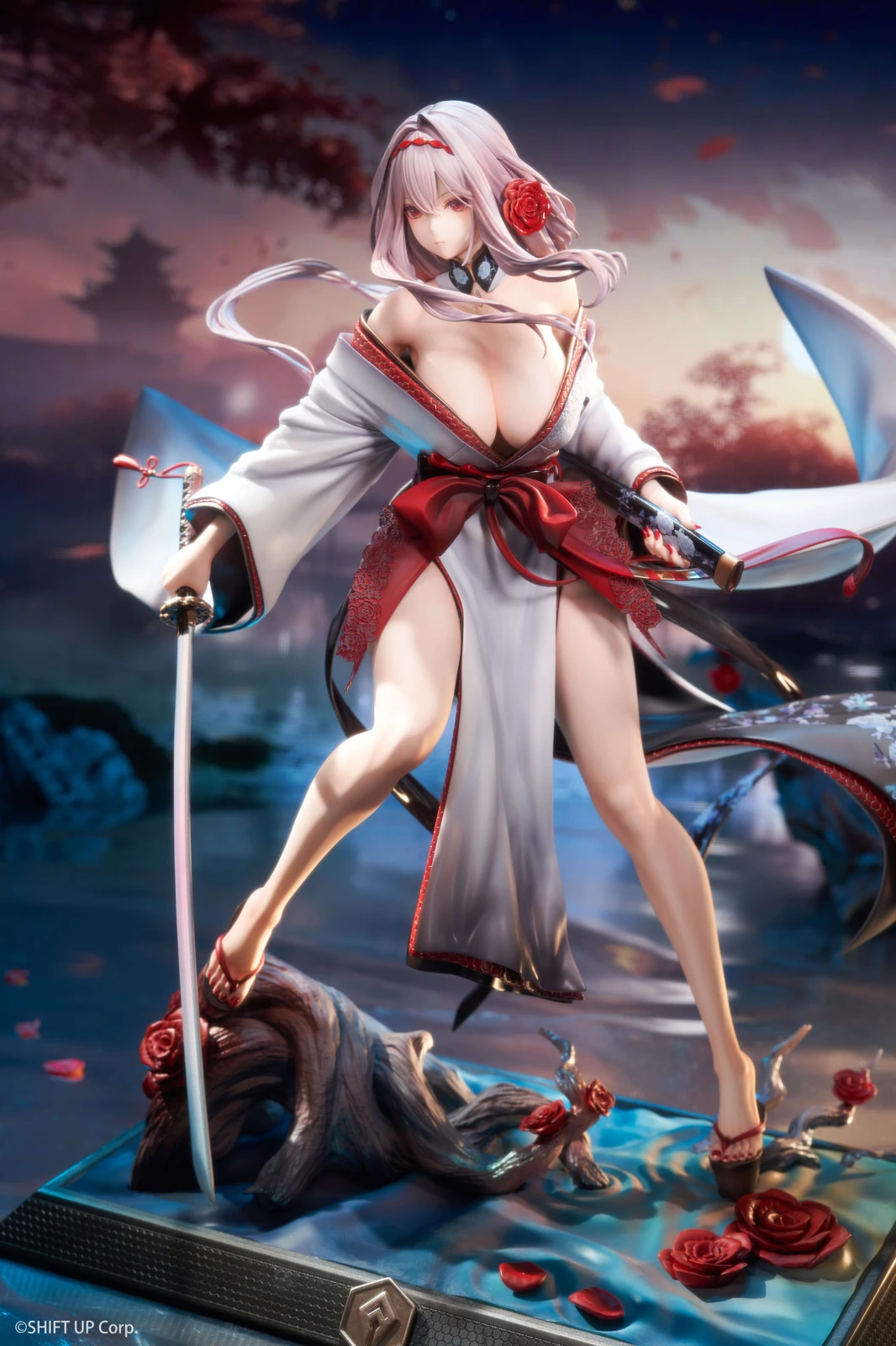 【Pre-sale】1/4 Scale Longing Flower Ver. Black Shadow Scarlet-Goddess of Victory: Nikke-Hobby Sakura Studio