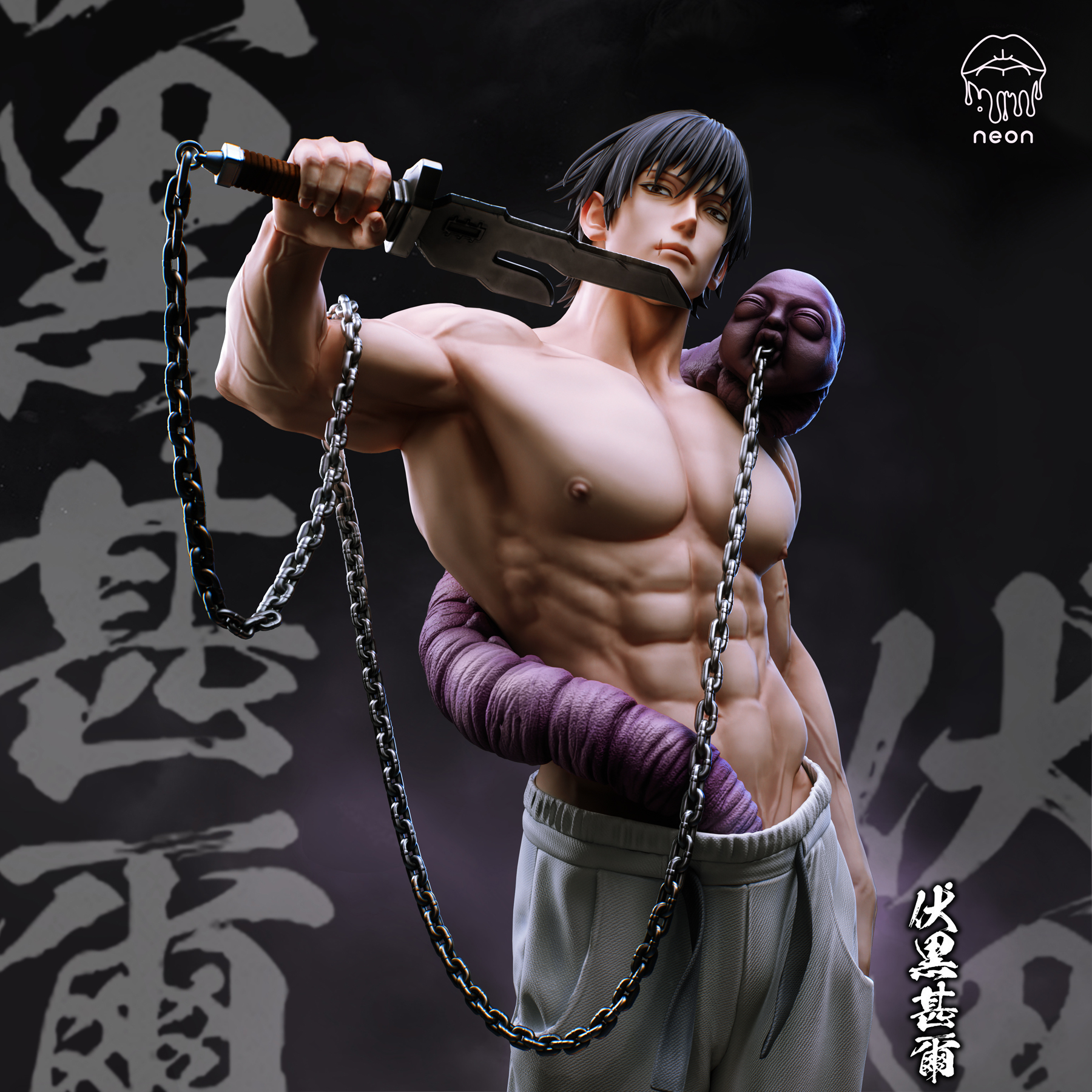 【Pre-sale】1/6 Scale Fushiguro Toji-NEON Studio